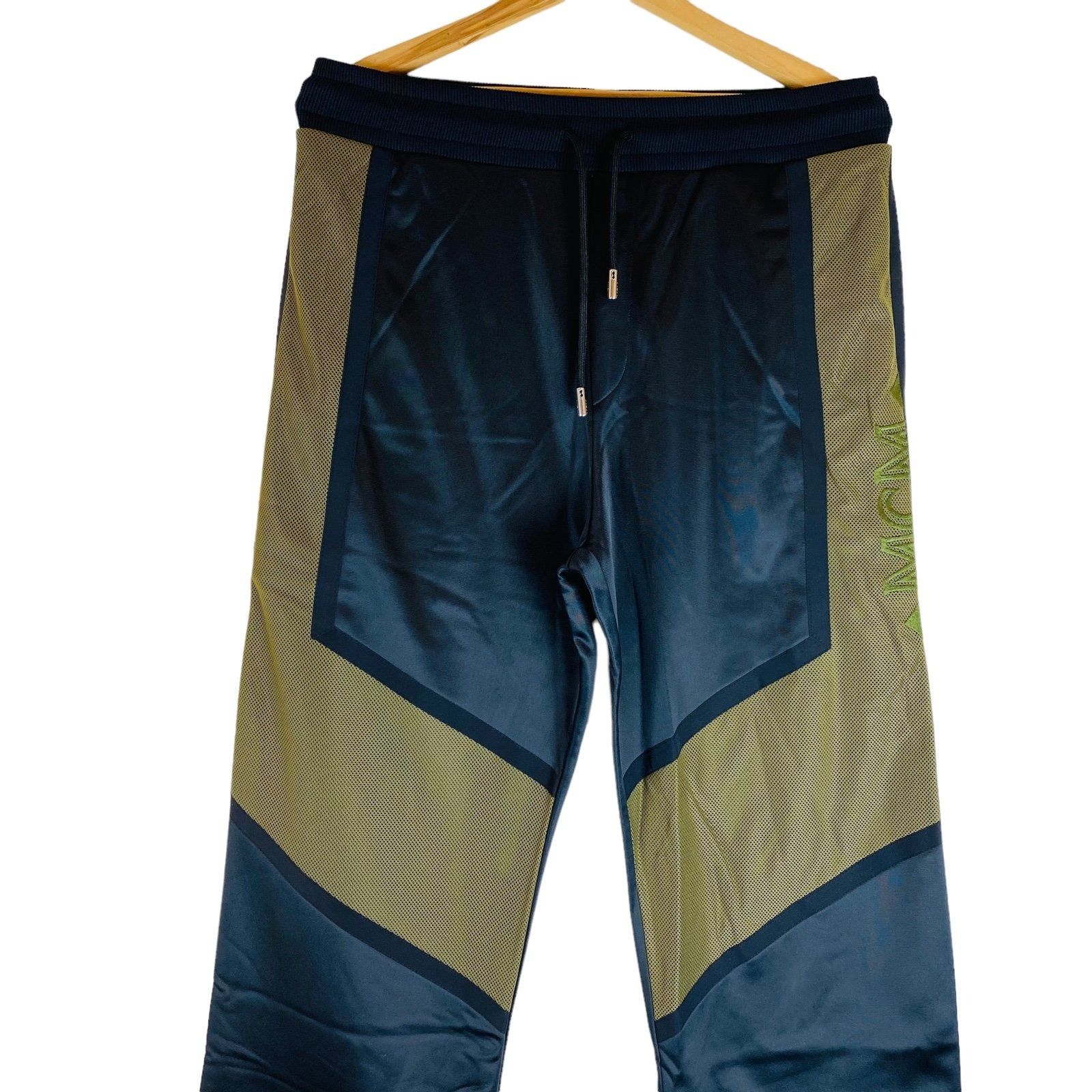 image of MCM Logo Print Track Nylon Pants Size M, Men's