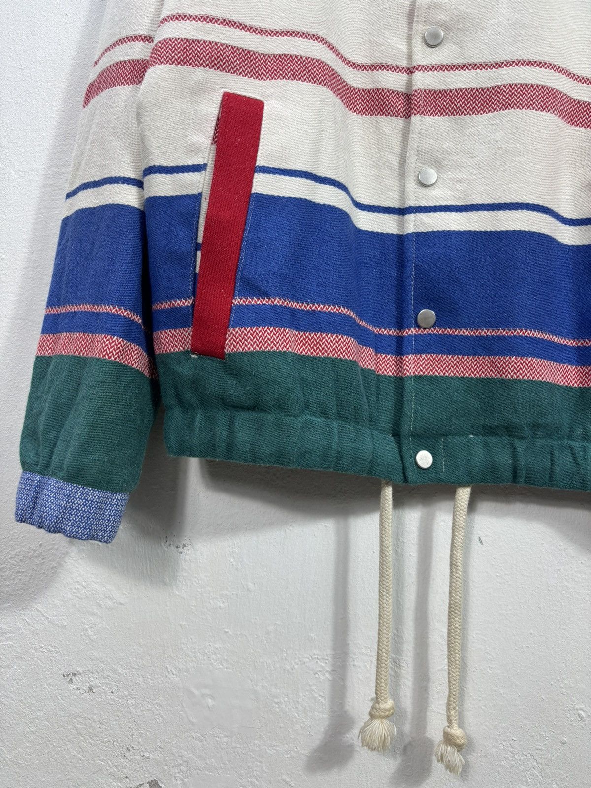 Zara ZARA Button-up Striped Multicolored Jacket M P22 L26 Size US M / EU 48-50 / 2 - 6 Thumbnail