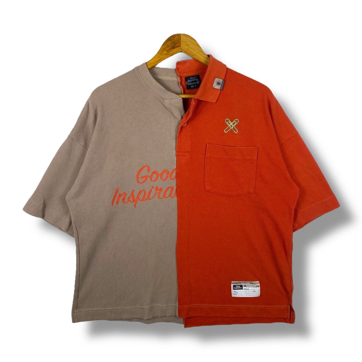 GU × Maison MIHARA YASUHIRO GU x MIHARA YASUHIRO Good Inspiration Oversized Tee Shirt Size US M / EU 48-50 / 2 - 1 Thumbnail