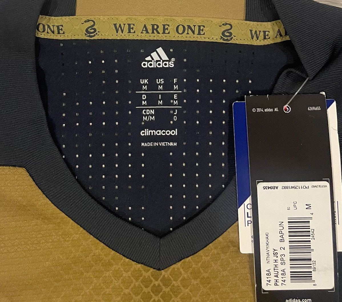 Adidas New! Adidas 2015/16 Philadelphia Union Jersey Men’s Medium Size US M / EU 48-50 / 2 - 4 Thumbnail