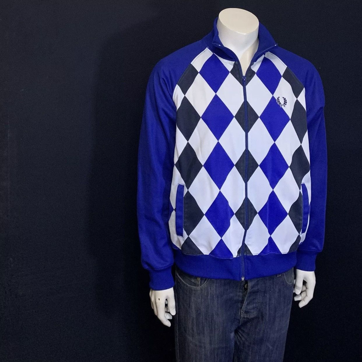 Fred Perry × Vintage 80s 90s Vintage Fred Perry Track Jacket Mods Skins Casuals Size US L / EU 52-54 / 3 - 2 Thumbnail