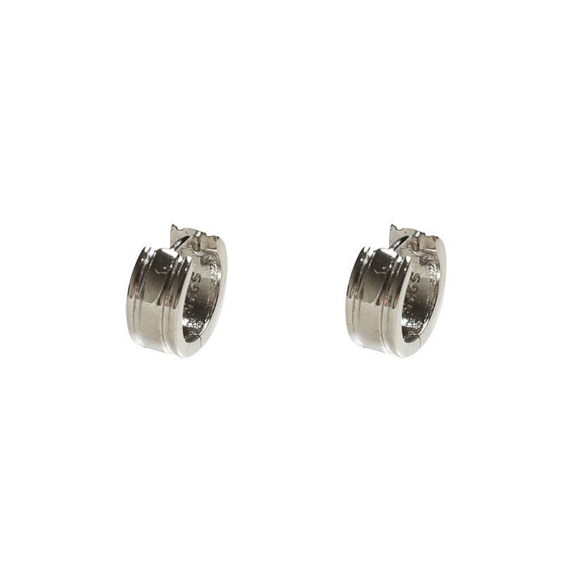 Jewelry × Sterling Silver Future Earrings One Pairs Chrome Jewelry Size ONE SIZE - 5 Thumbnail