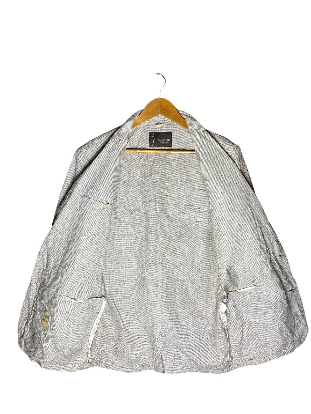Givenchy × Vintage Vintage Givenchy Gentleman Paris Blazer Size 46R - 7 Thumbnail