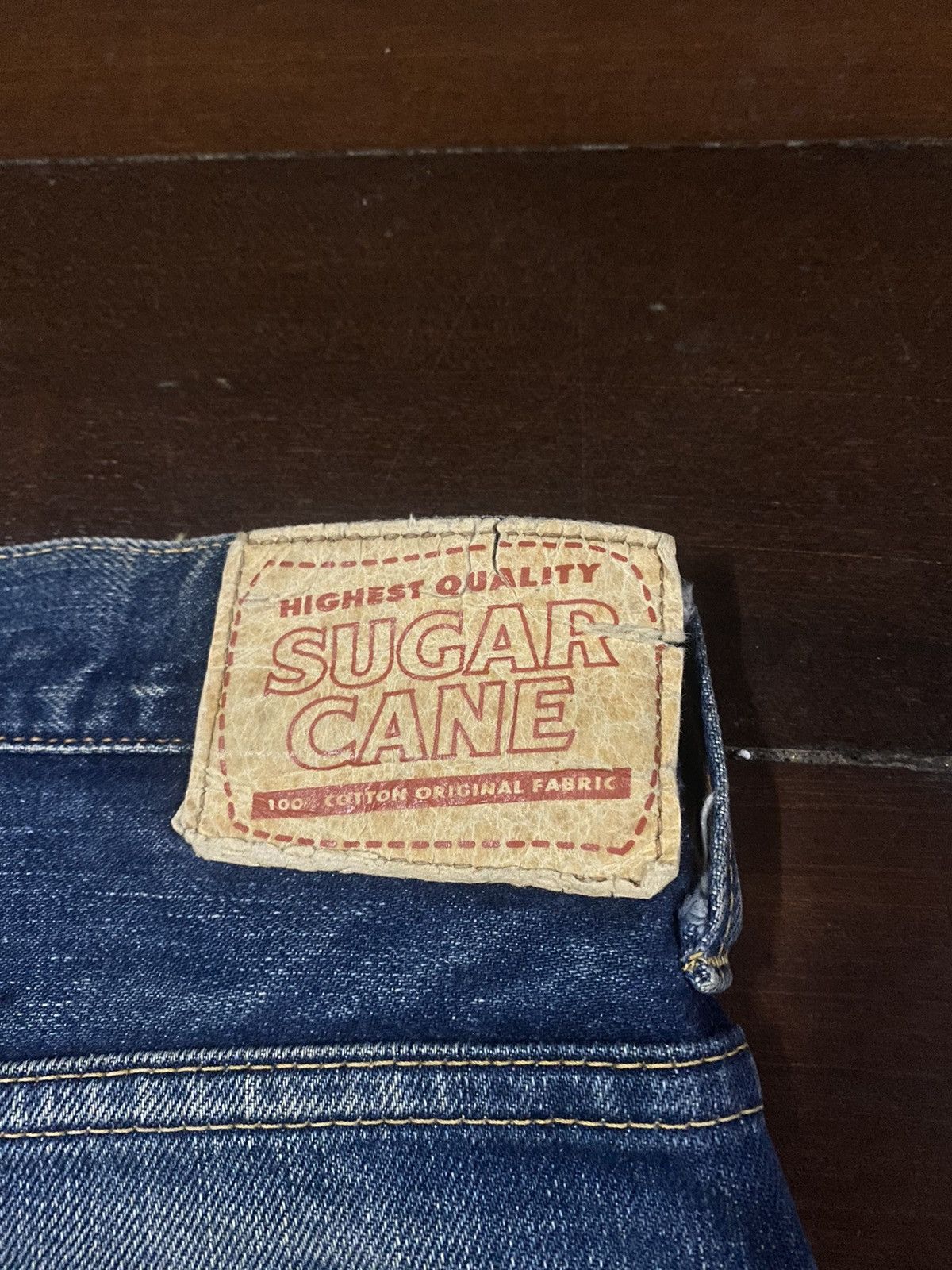 Sugar Cane AMAZING FIRE 🔥🔥 SUGAR CANE FLARE JEANS BOOT CUT Size US 32 / EU 48 - 15 Thumbnail