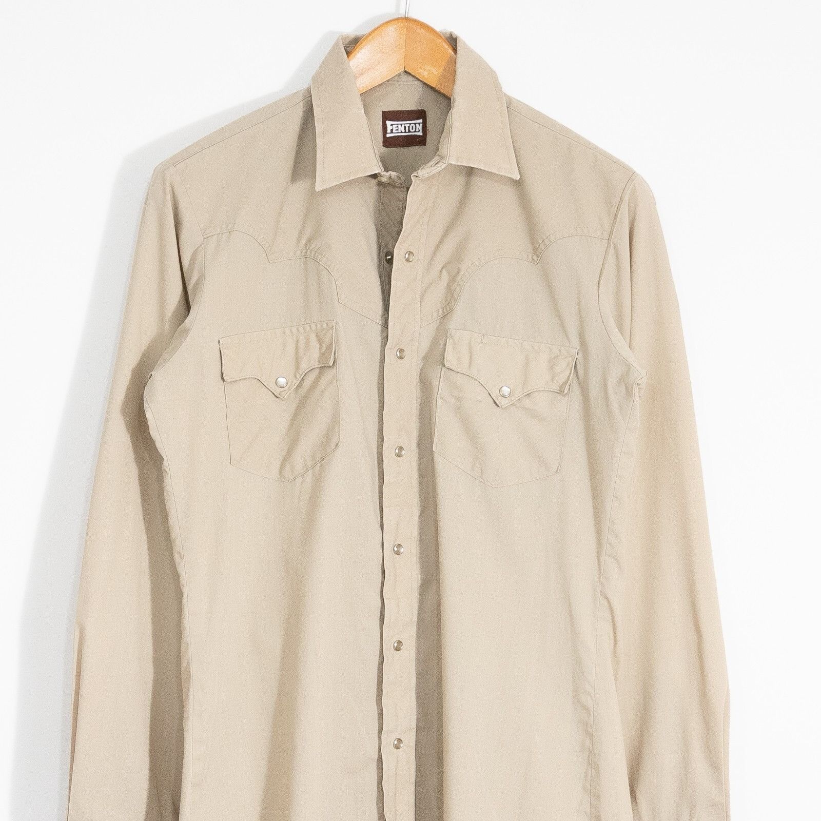 Fenton × Vintage Vintage Fenton Pearl Snap Button Up Shirt Mens Medium Long S Size US M / EU 48-50 / 2 - 2 Thumbnail