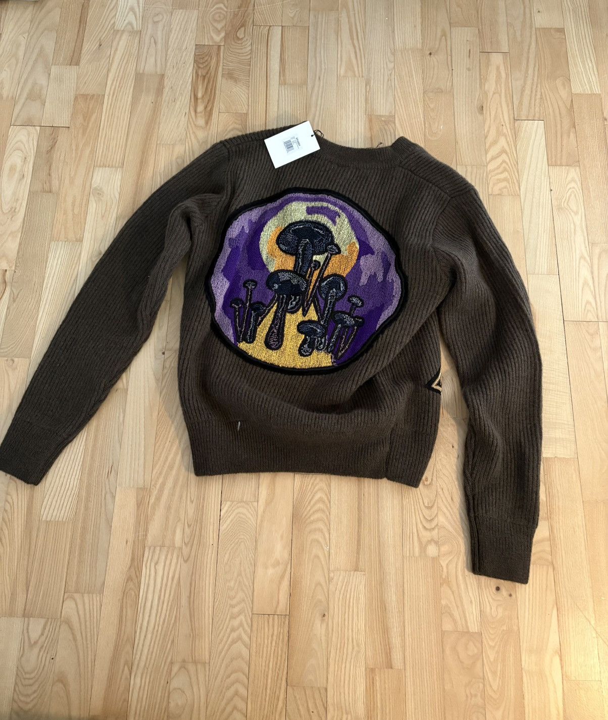 Dries Van Noten × Stussy Stussy & Dries Van Noten Patch Knit Sweater Size US M / EU 48-50 / 2 - 1 Thumbnail