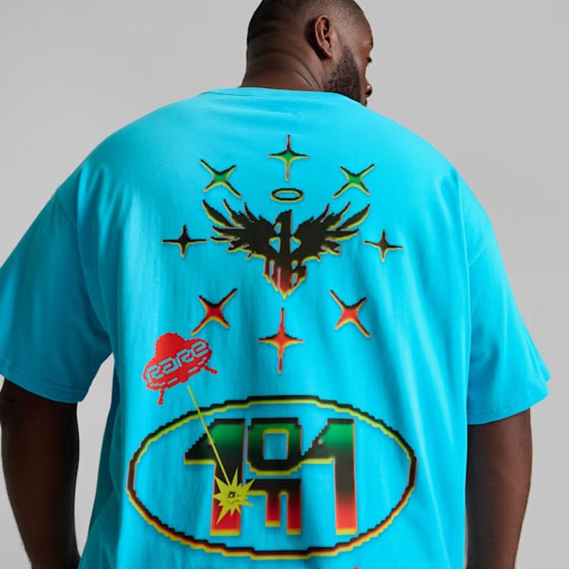 Puma Puma x Lamelo Ball Melo Spark Teal T-shirt Rare 1of1 Heem Size US L / EU 52-54 / 3 - 1 Thumbnail