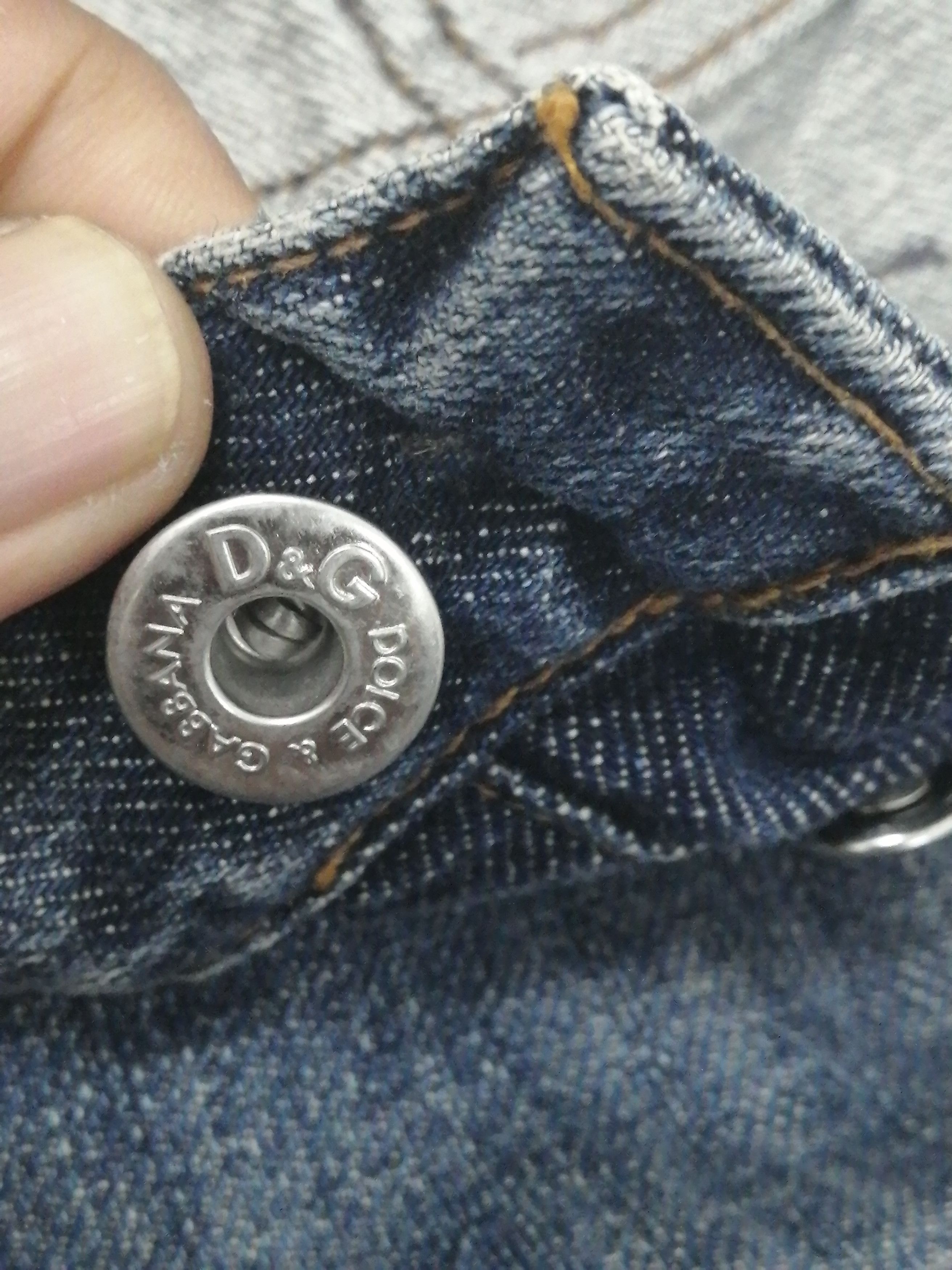 Dolce & Gabbana 💥Rare 💥Dolce & Gabbana Rare Logo Buttonfly Jeans Size US 28 / EU 44 - 7 Thumbnail