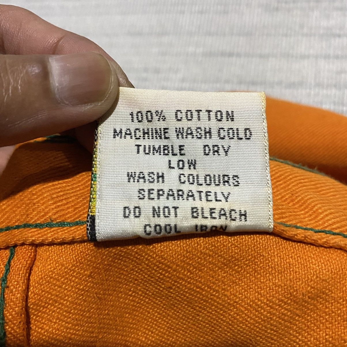 Cross Colours Vintage Cross Colours Orange Baggy Jeans Size US 27 - 8 Thumbnail