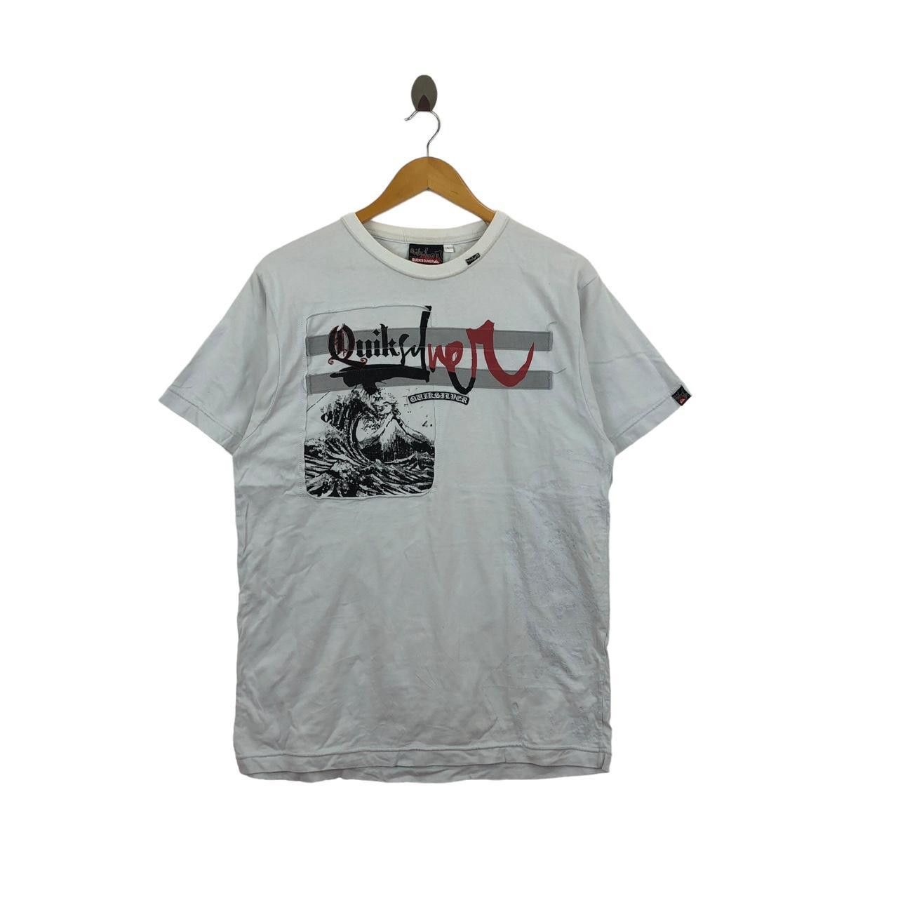 Quiksilver QUIKSILVER SURFING Old English Text Hawaii Tee Shirt Summer Size US L / EU 52-54 / 3 - 1 Thumbnail