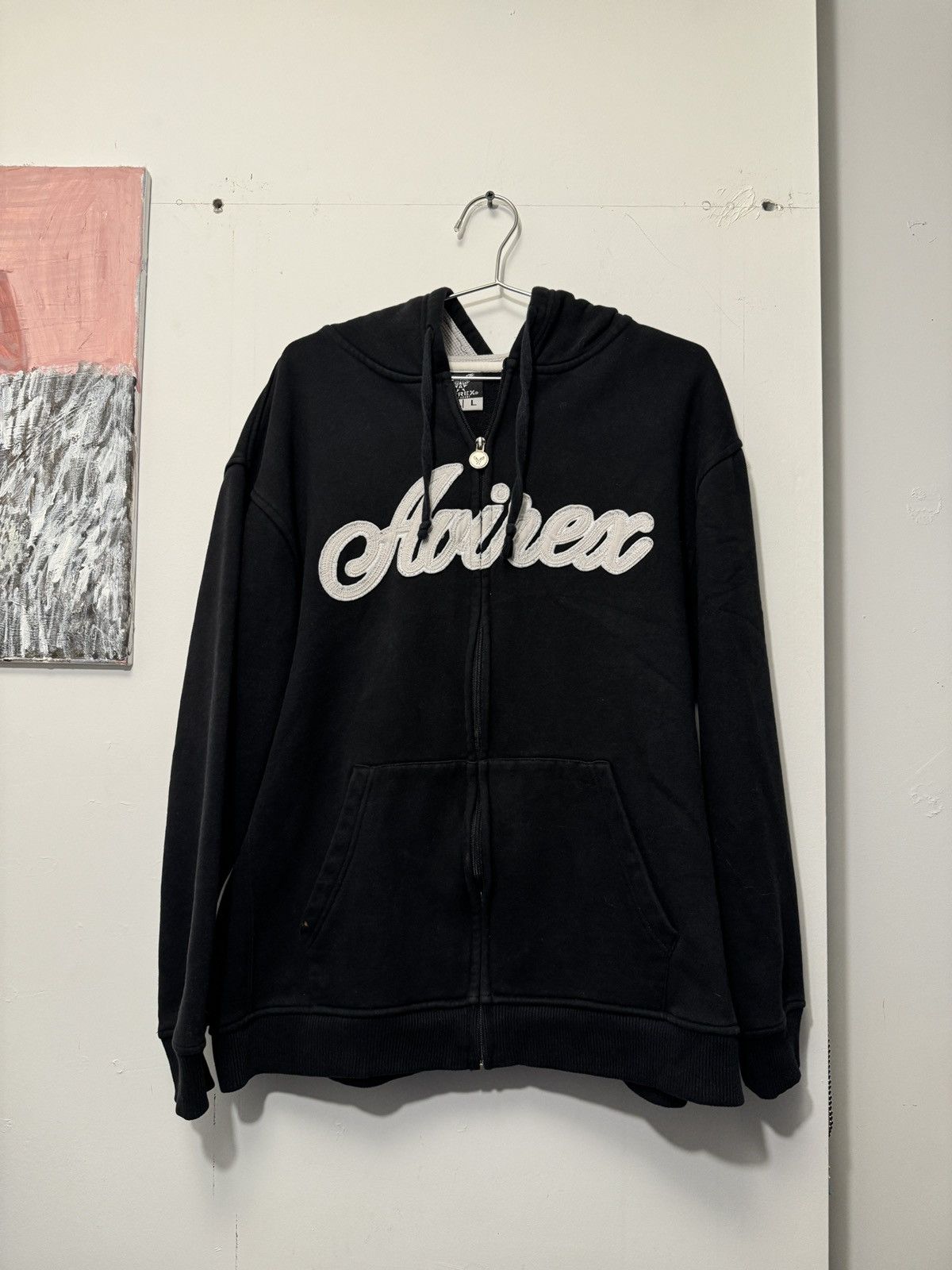 Avirex Vintage Avirex Embroidered Zip Up Hoodie Size US L / EU 52-54 / 3 - 1 Thumbnail