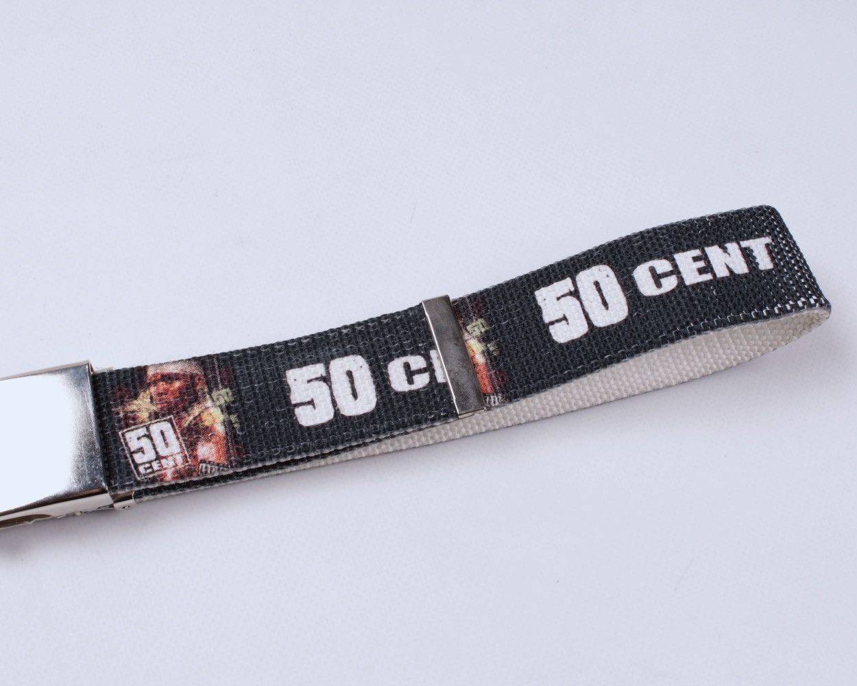 50 Cent × Vintage Vintage 50 CENT Rapper Printed Belt G-UNIT Size ONE SIZE - 6 Thumbnail