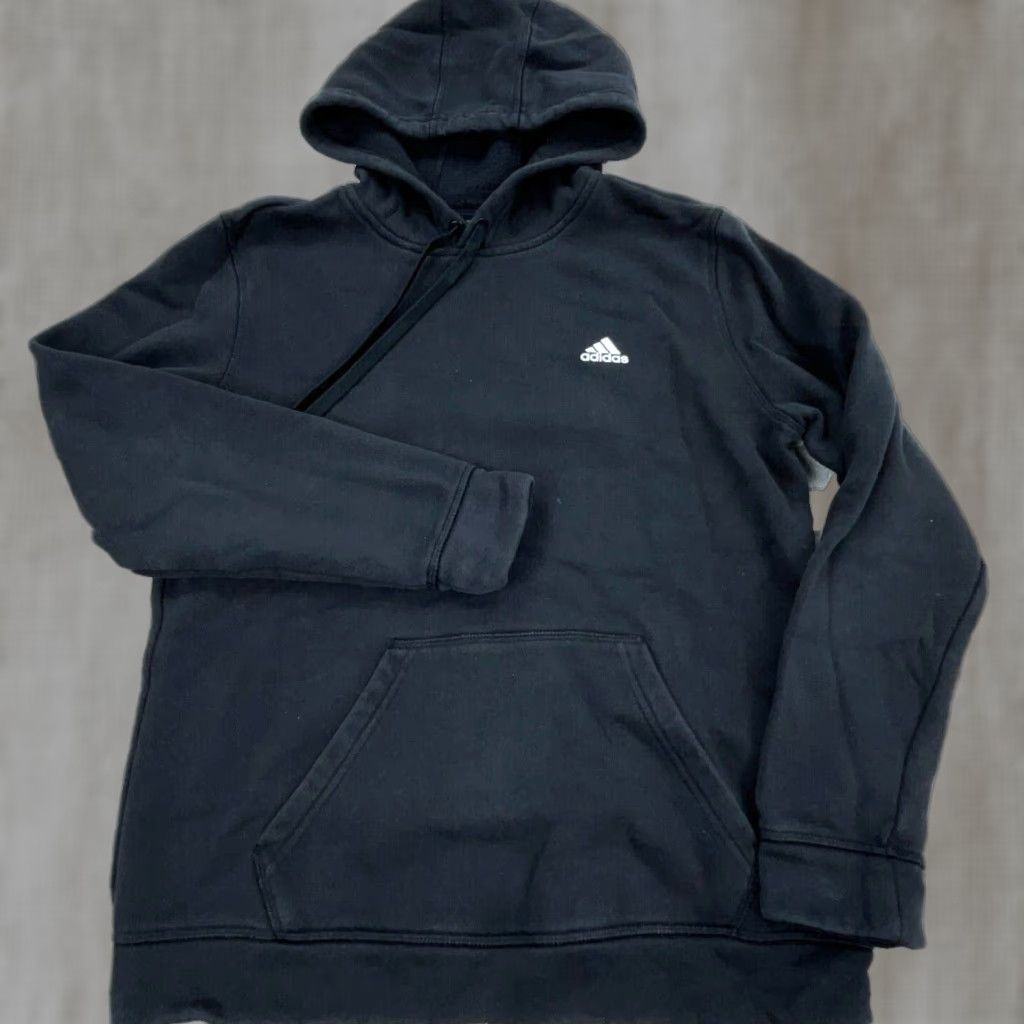 Adidas Adidas Hoodie Women Small Black White Pullover Logo Casual Sports Raglan Sleeve Size S / US 4 / IT 40 - 1 Thumbnail
