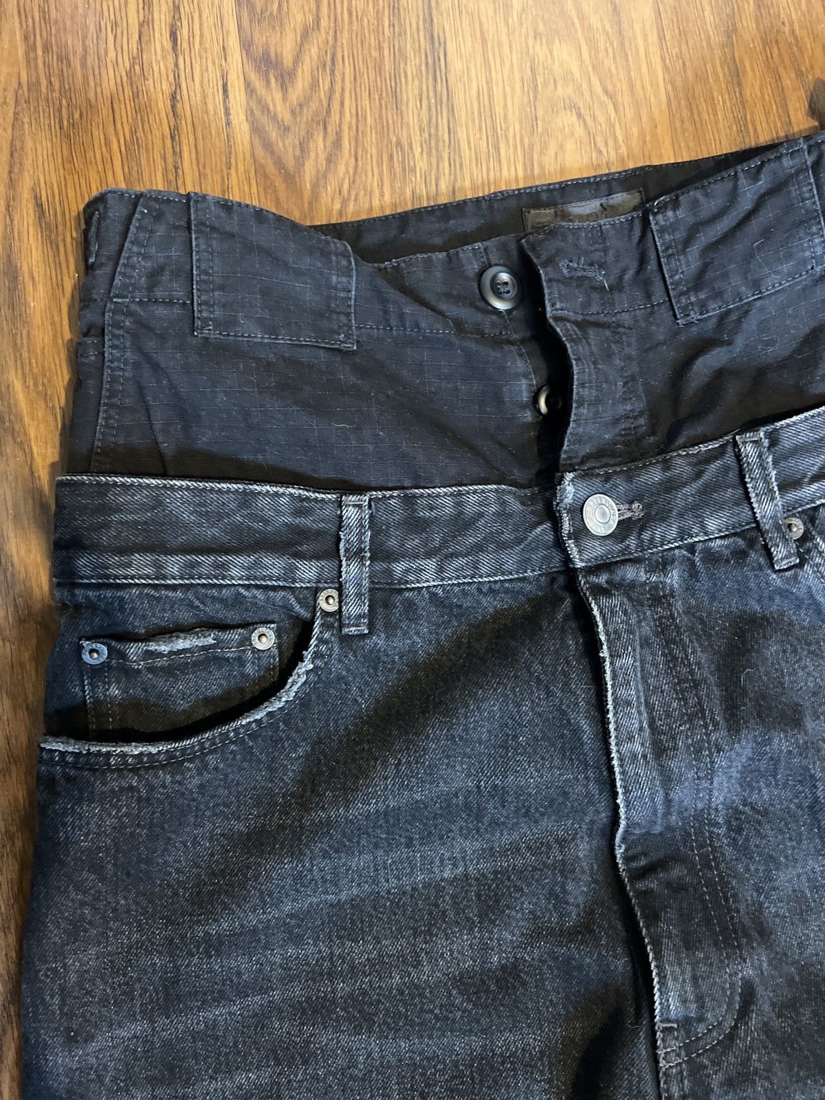 Balenciaga Balenciaga double denim pants Size US 32 / EU 48 - 2 Thumbnail