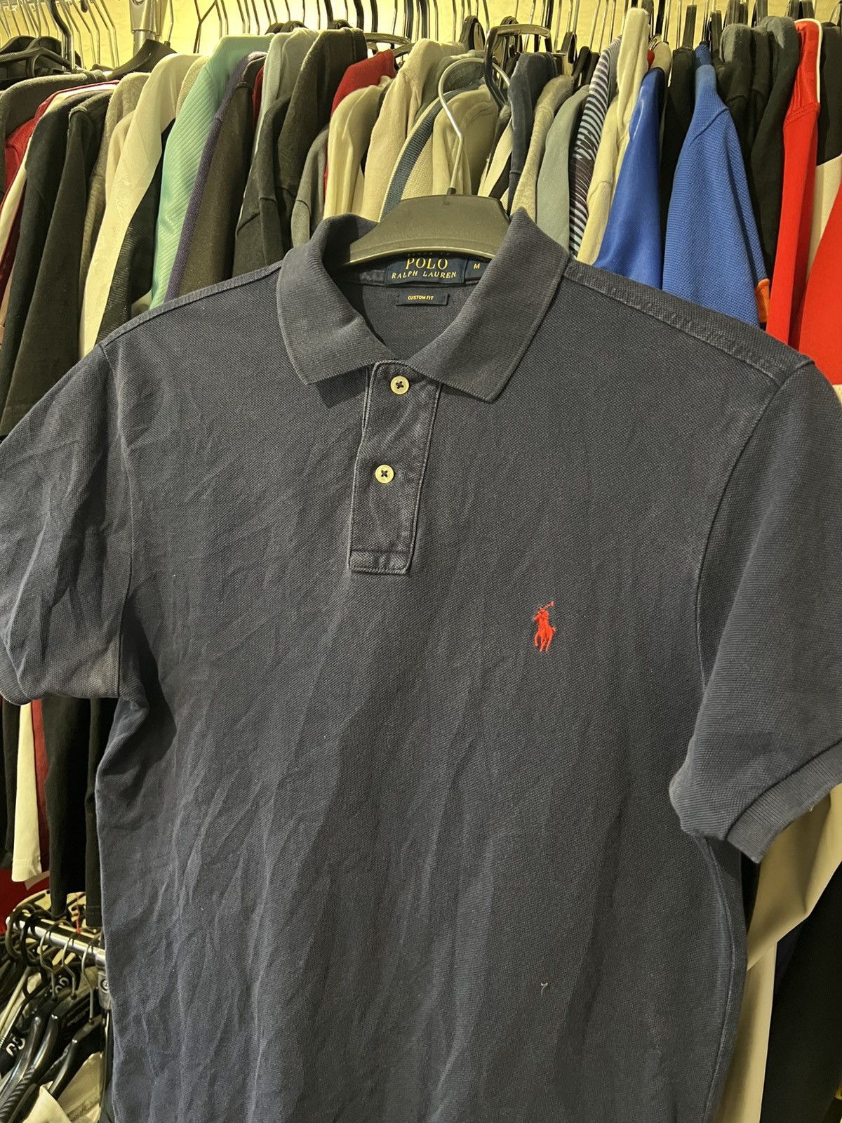 Vintage VINTAGE POLO RALPH LAUREN SMALL LOGO BLUE POLO T SHIRT SZ L Size US L / EU 52-54 / 3 - 3 Thumbnail