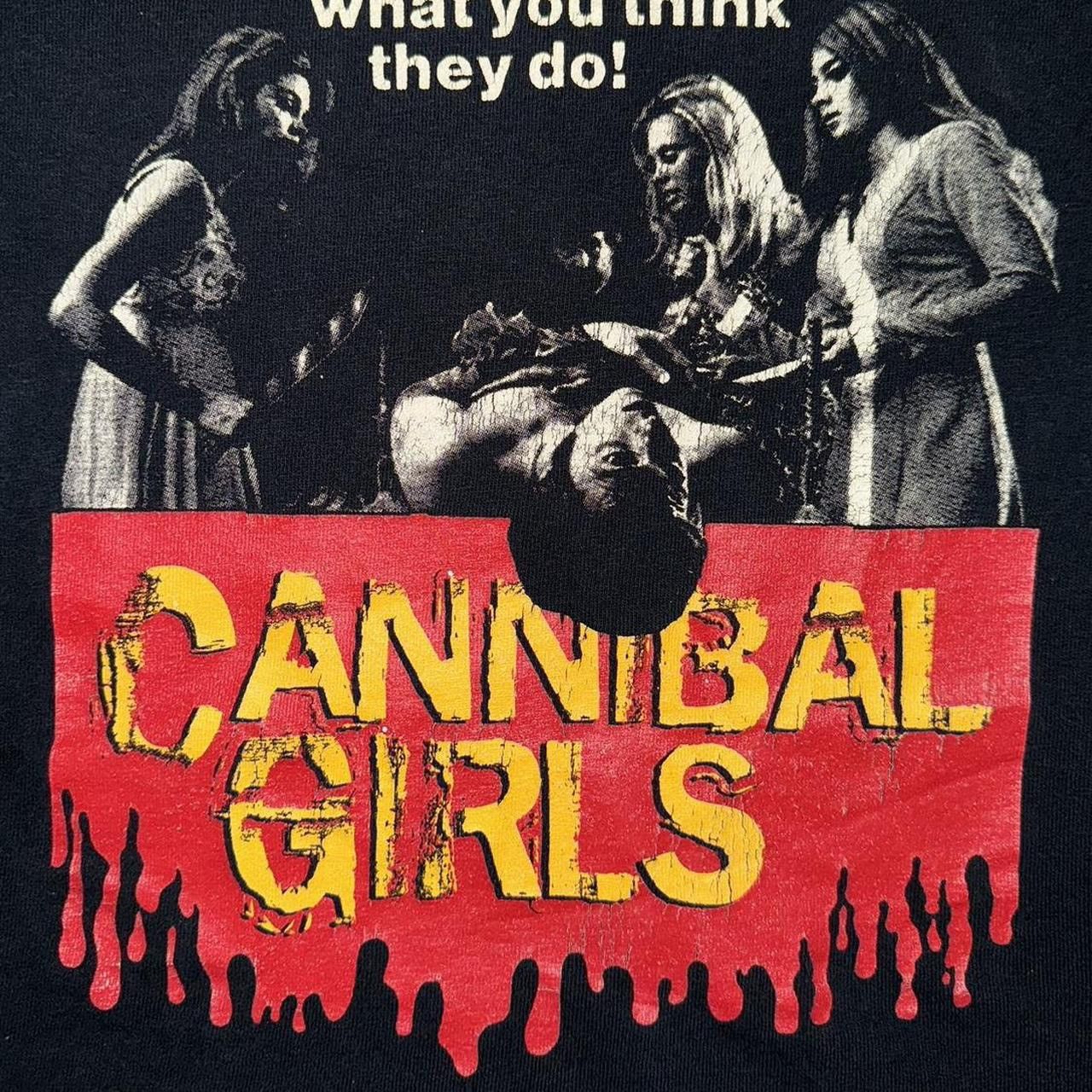 Vintage Vintage 2000s Cannibal Girls 1970s Horror Comedy Film Tee Size US L / EU 52-54 / 3 - 4 Thumbnail