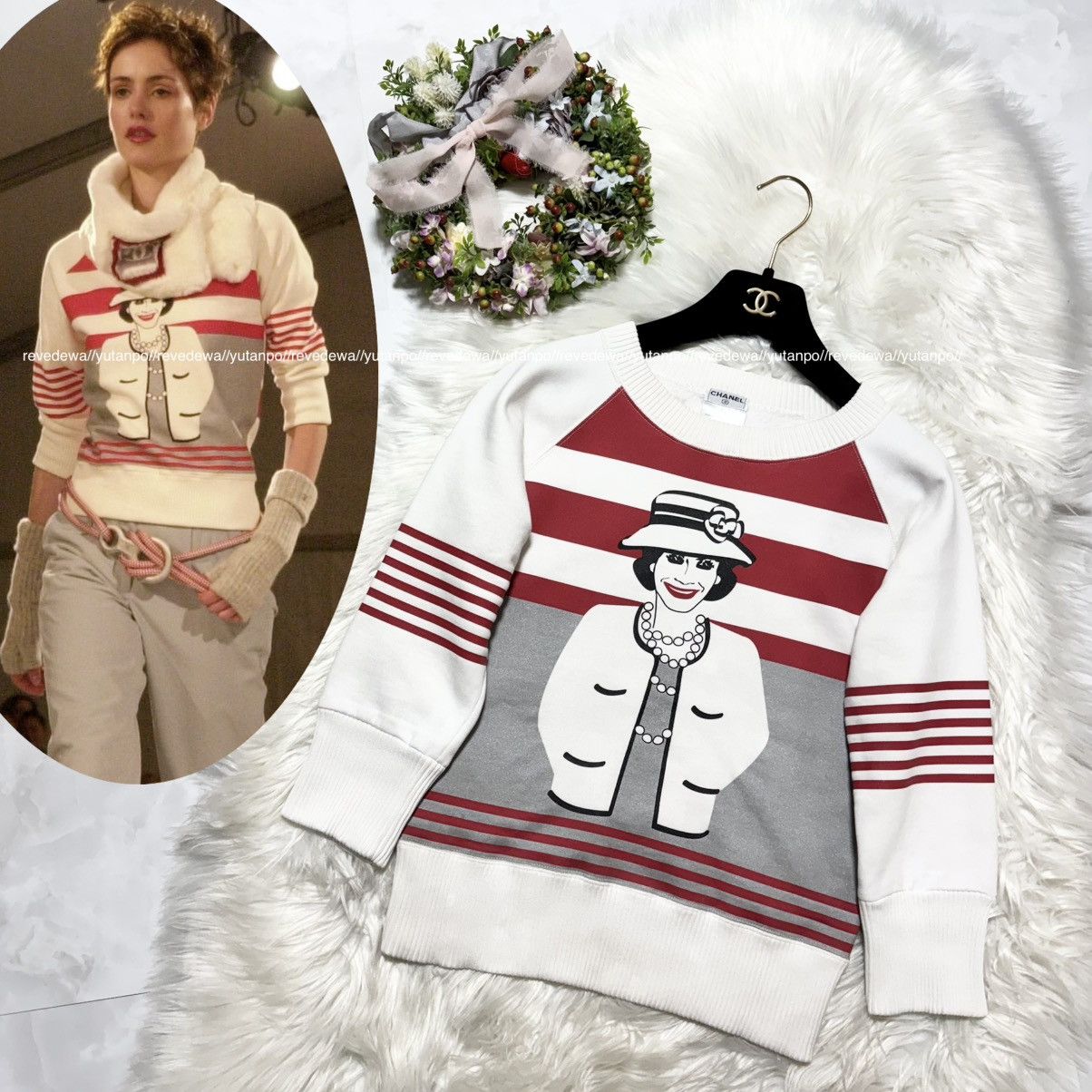 Chanel runway Chanel Mademoiselle sweatshirt, knit sweater Size XS / US 0-2 / IT 36-38 - 1 Thumbnail