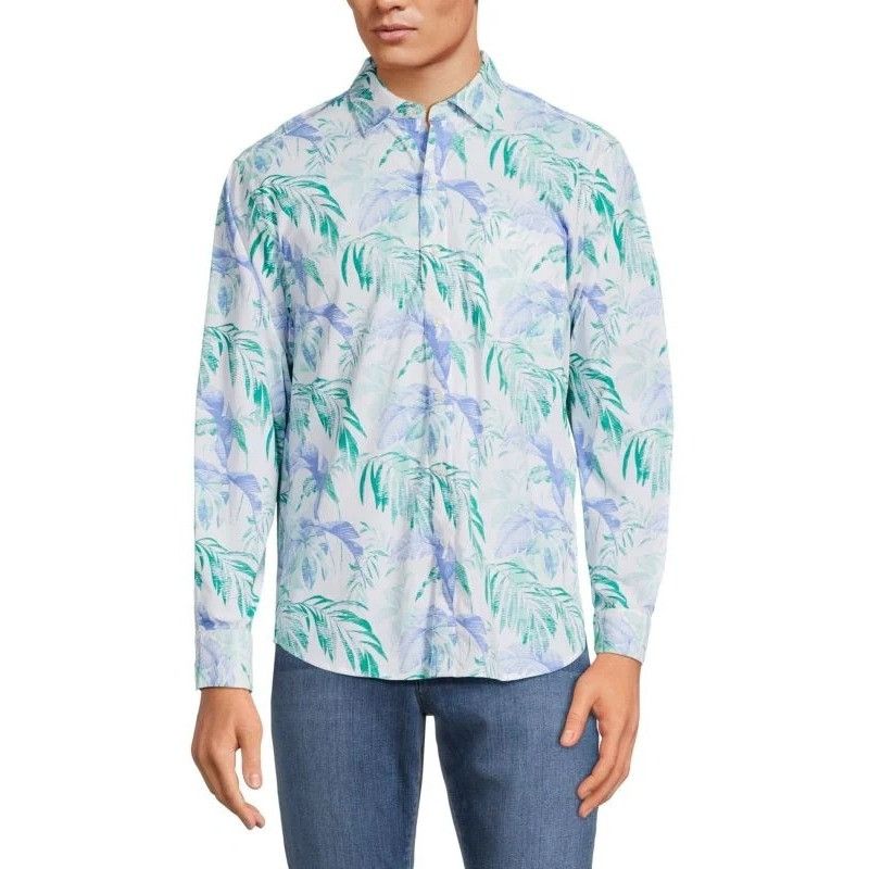 Tommy Bahama Tommy Bahama Men Siesta Key Floating Leaf Print Shirt NEW XL Size US XL / EU 56 / 4 - 1 Thumbnail
