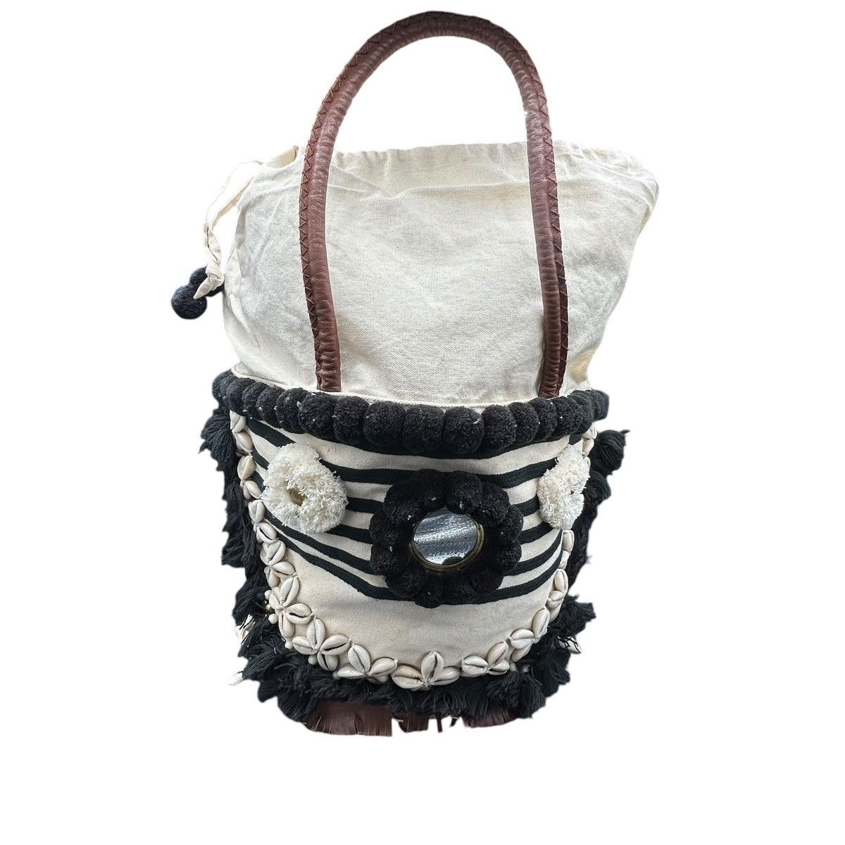 Figue FIGUE RAJ PALACE MEDIUM TUK TUK HANDBAG BOHO VACATION TOTE Size ONE SIZE - 7 Thumbnail