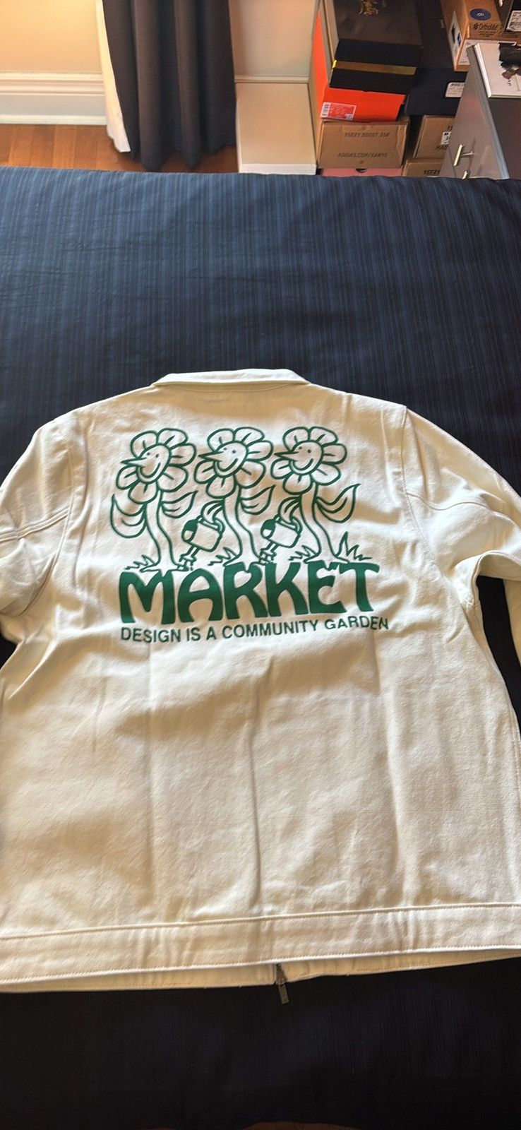 Market Market X Garden Denim Jacket Size US XXL / EU 58 / 5 - 1 Thumbnail