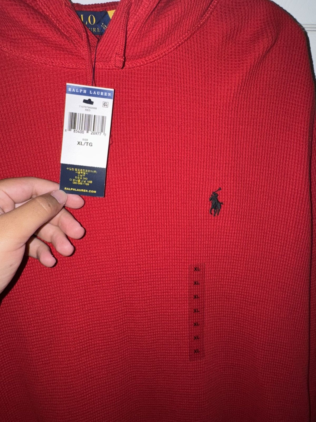 Polo Ralph Lauren Polo thermal hoodie Size US XL / EU 56 / 4 - 4 Thumbnail