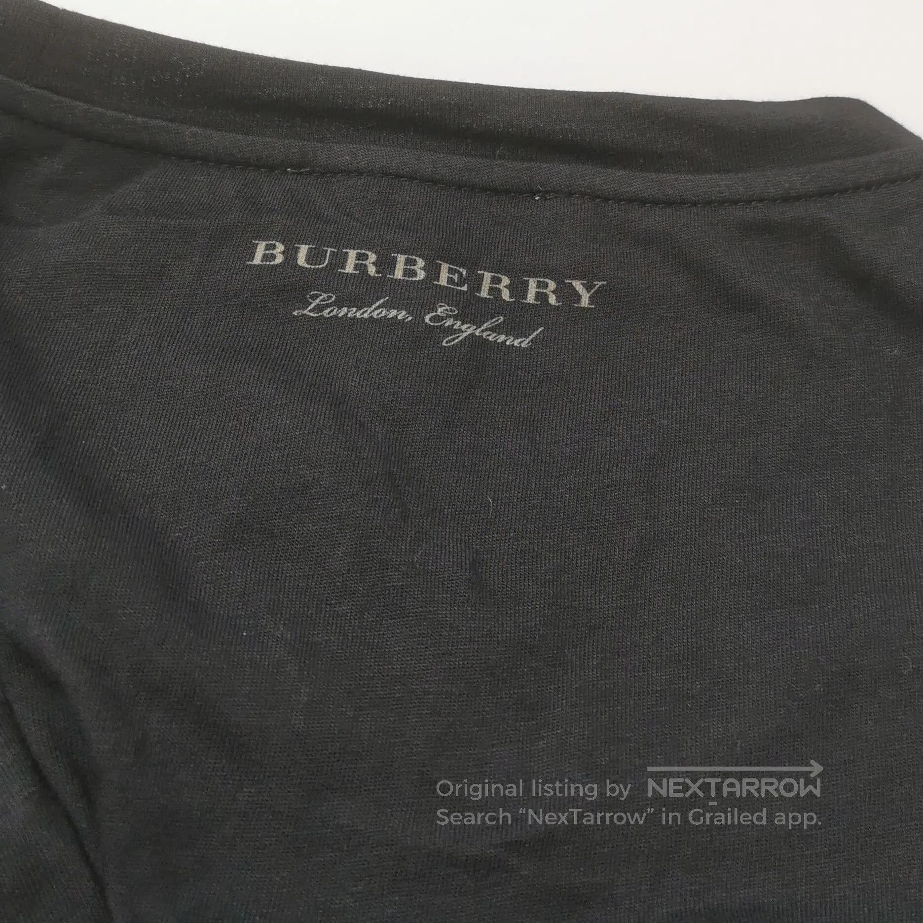 Burberry Burberry Cotton Black Round Neck T. Size US S / EU 44-46 / 1 - 3 Thumbnail