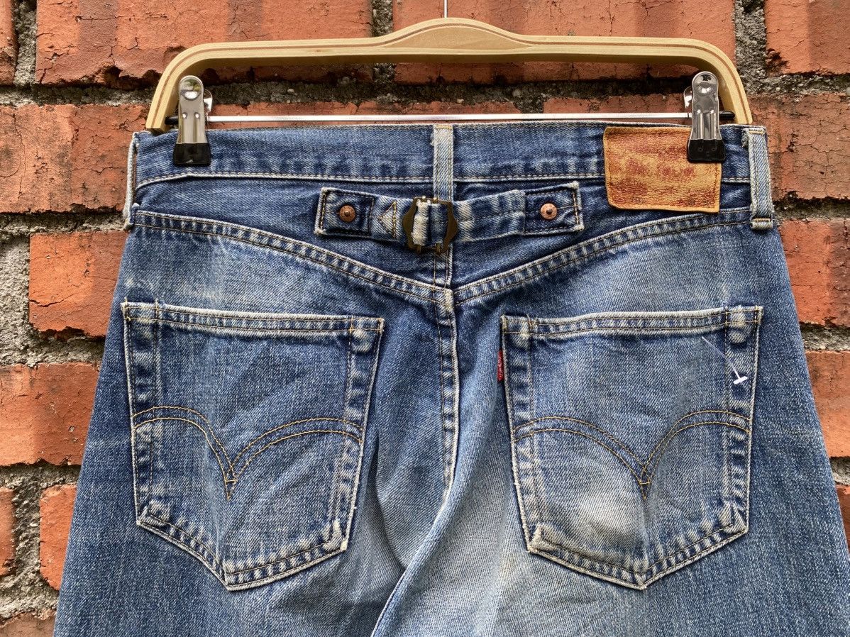 Levi's Vintage Clothing W30x31 vintage levi's 702 redline big E buckle back JAPAN Size US 30 / EU 46 - 3 Thumbnail