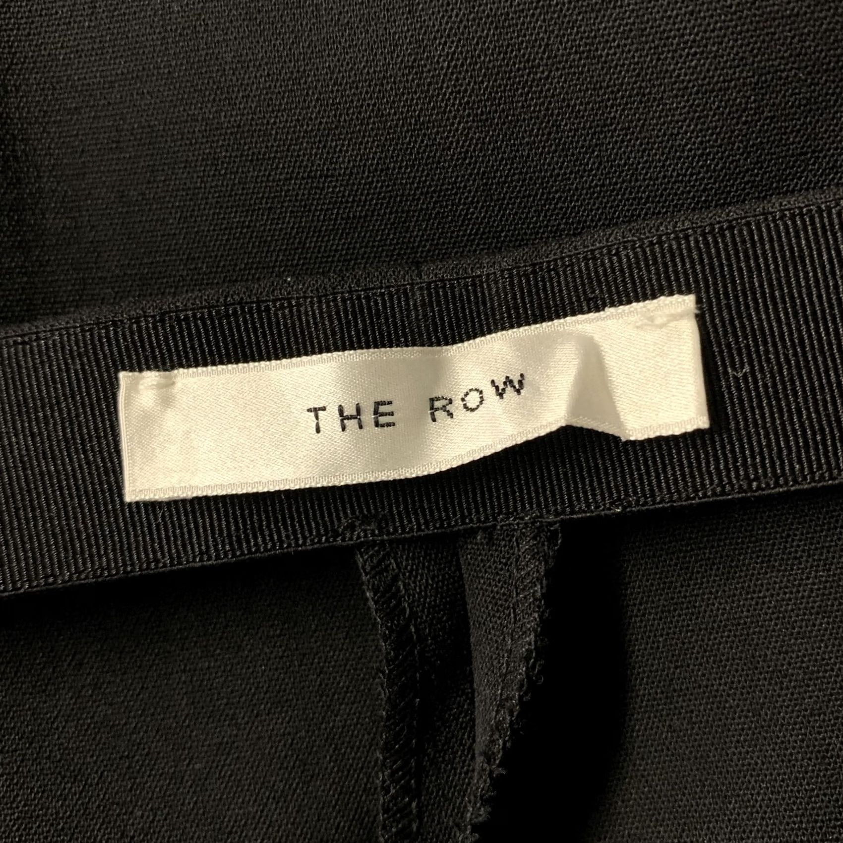 The Row THE ROW Pants Black Wool Elastane Pintuck Side Zipper Size 12 Womens Size 34" / US 12 / IT 48 - 5 Thumbnail