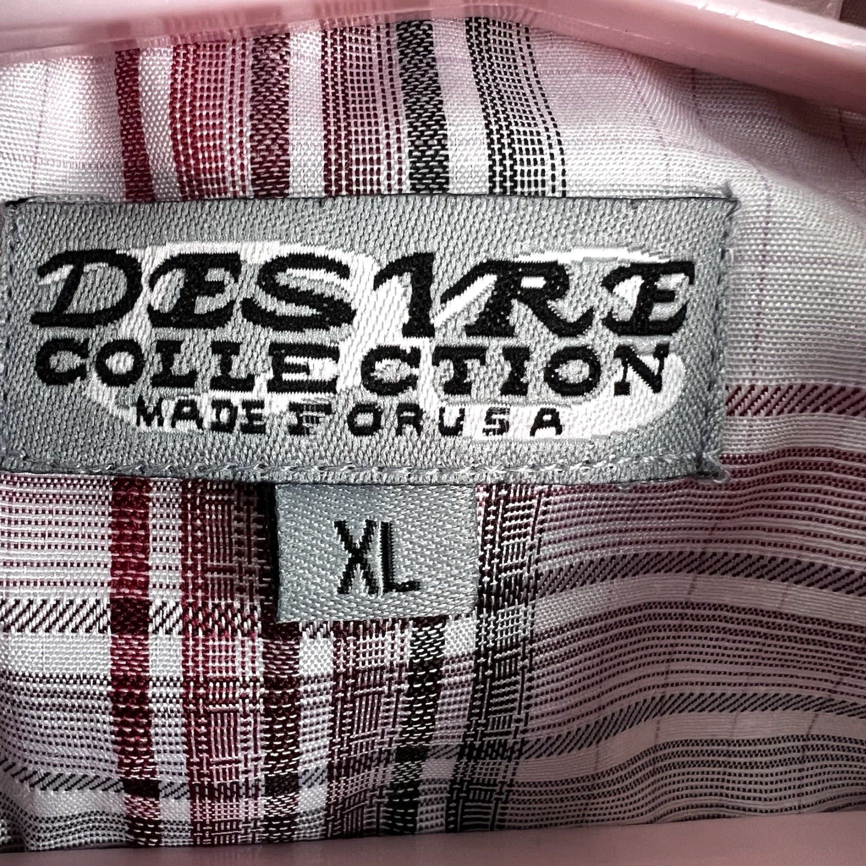 Vintage DC Shirt Mens XL Red Plaid Western Pearl Snap Button-Up Long Sleeve NWT Size US XL / EU 56 / 4 - 5 Thumbnail