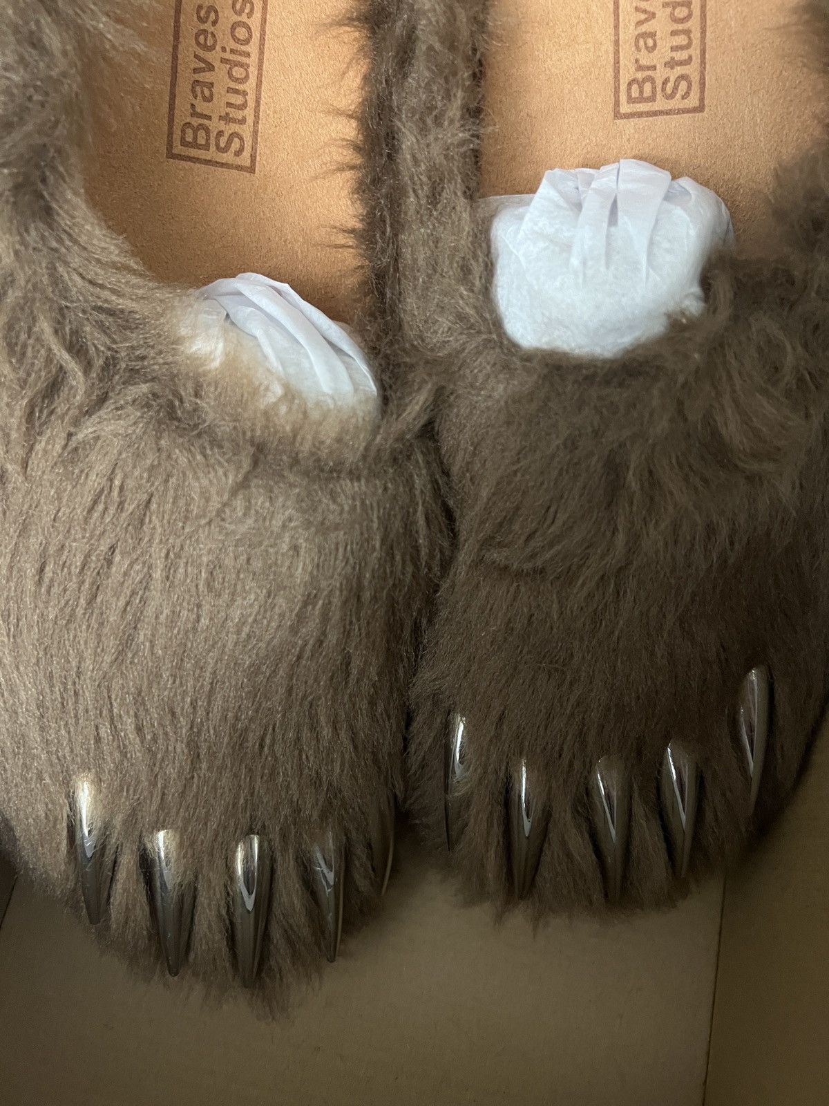 Bravest Studios NEW Bravest Studios Bear Claw Mules brown US 12 Size US 12 / EU 45 - 5 Thumbnail