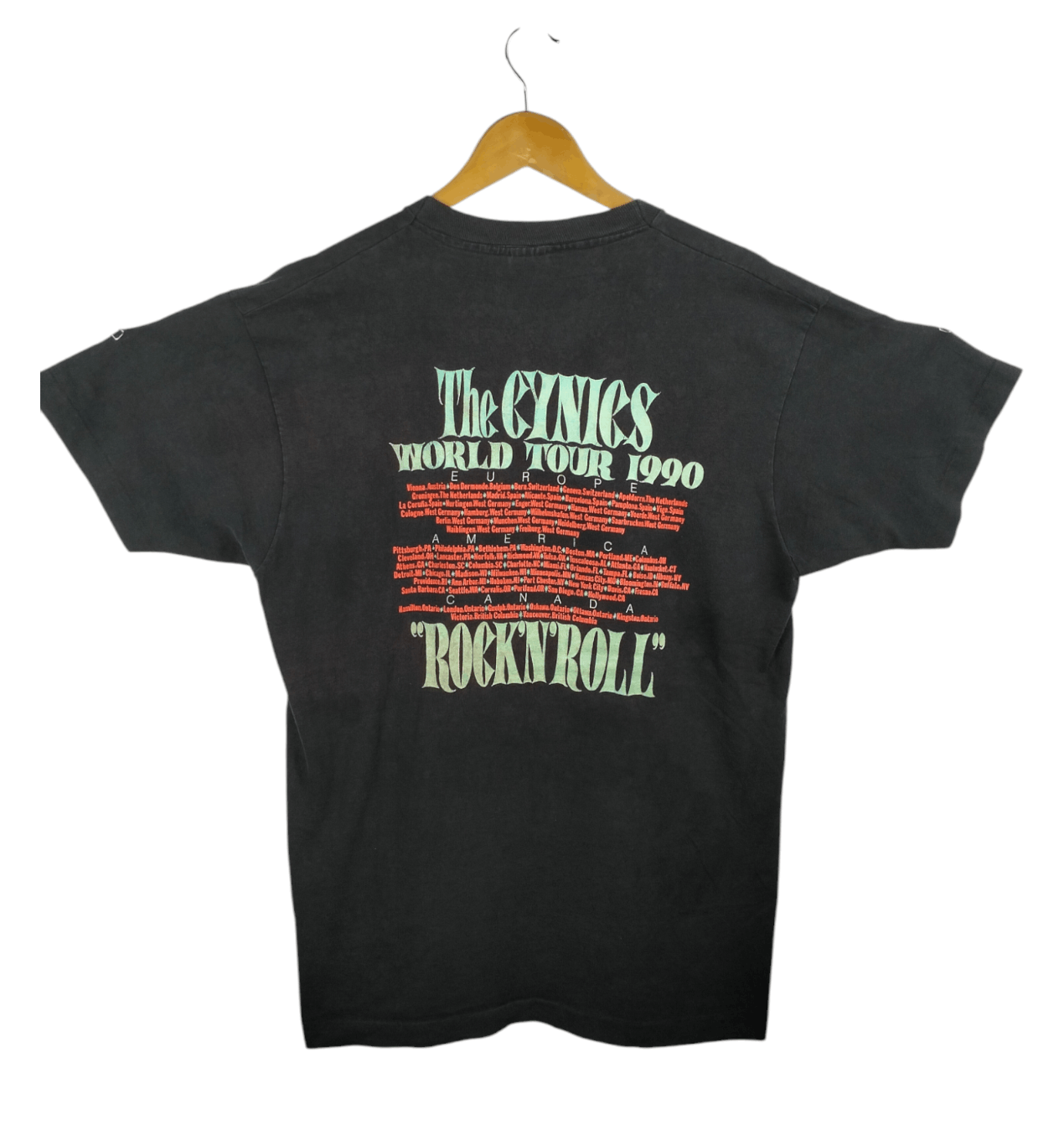 Band Tees × Vintage Vintage The Cynics T shirt World Tour 1990 Rock N Roll Size US XL / EU 56 / 4 - 5 Thumbnail