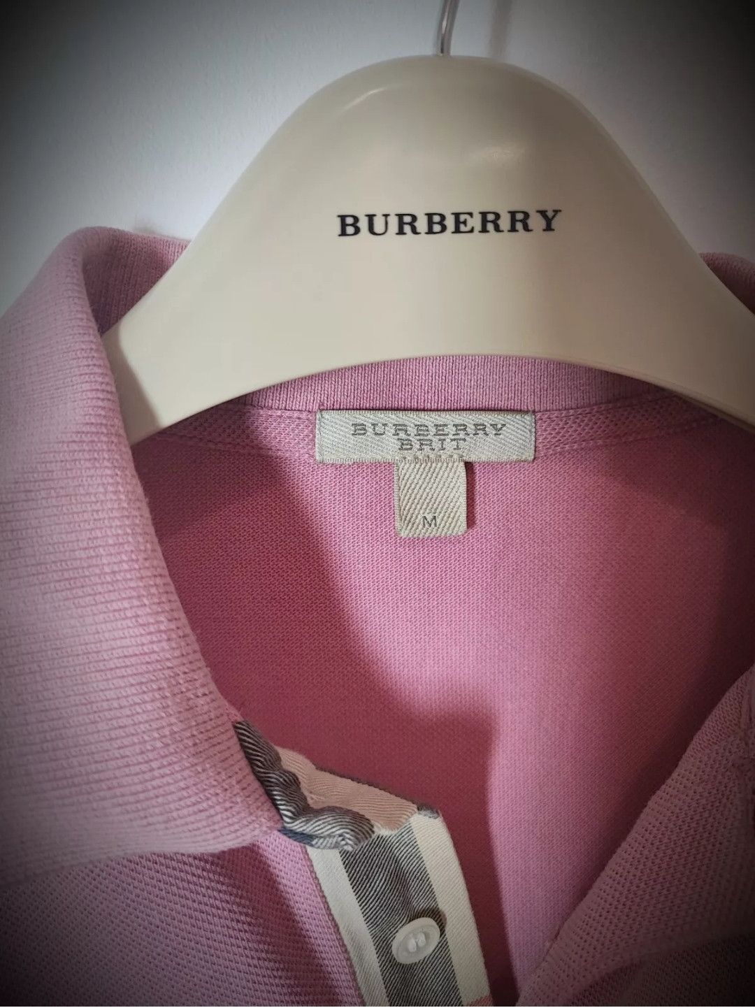 🔥 Burberry Polo Size M pink🔥
