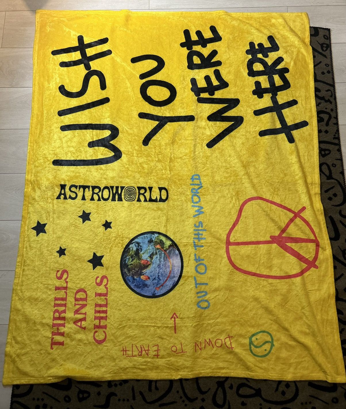 Travis Scott Astro World Blanket Size ONE SIZE - 2 Thumbnail