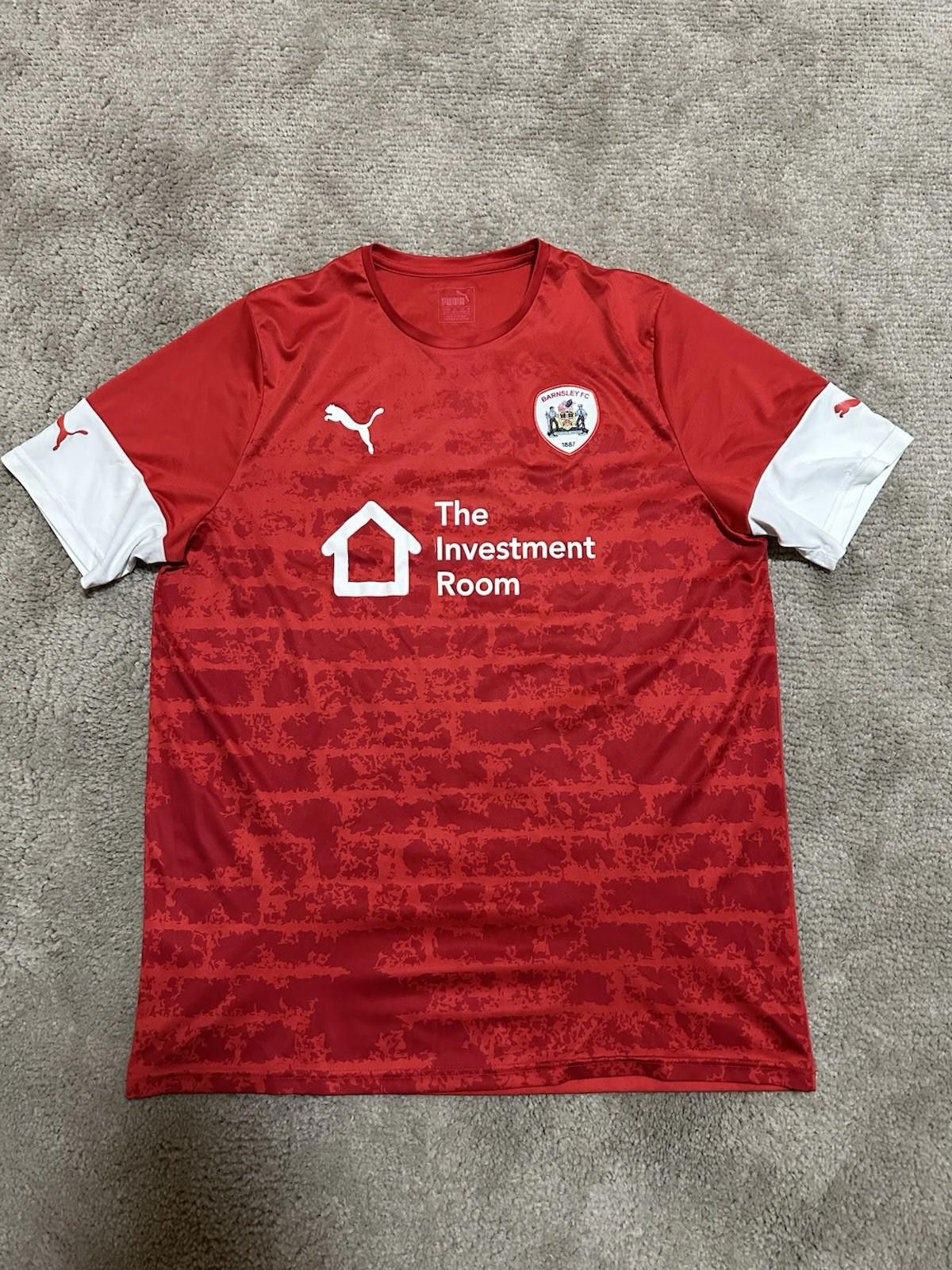 Puma BARNSLEY ENGLAND 2019/2020 AWAY FOOTBALL SHIRT JERSEY PUMA Size US XL / EU 56 / 4 - 1 Thumbnail