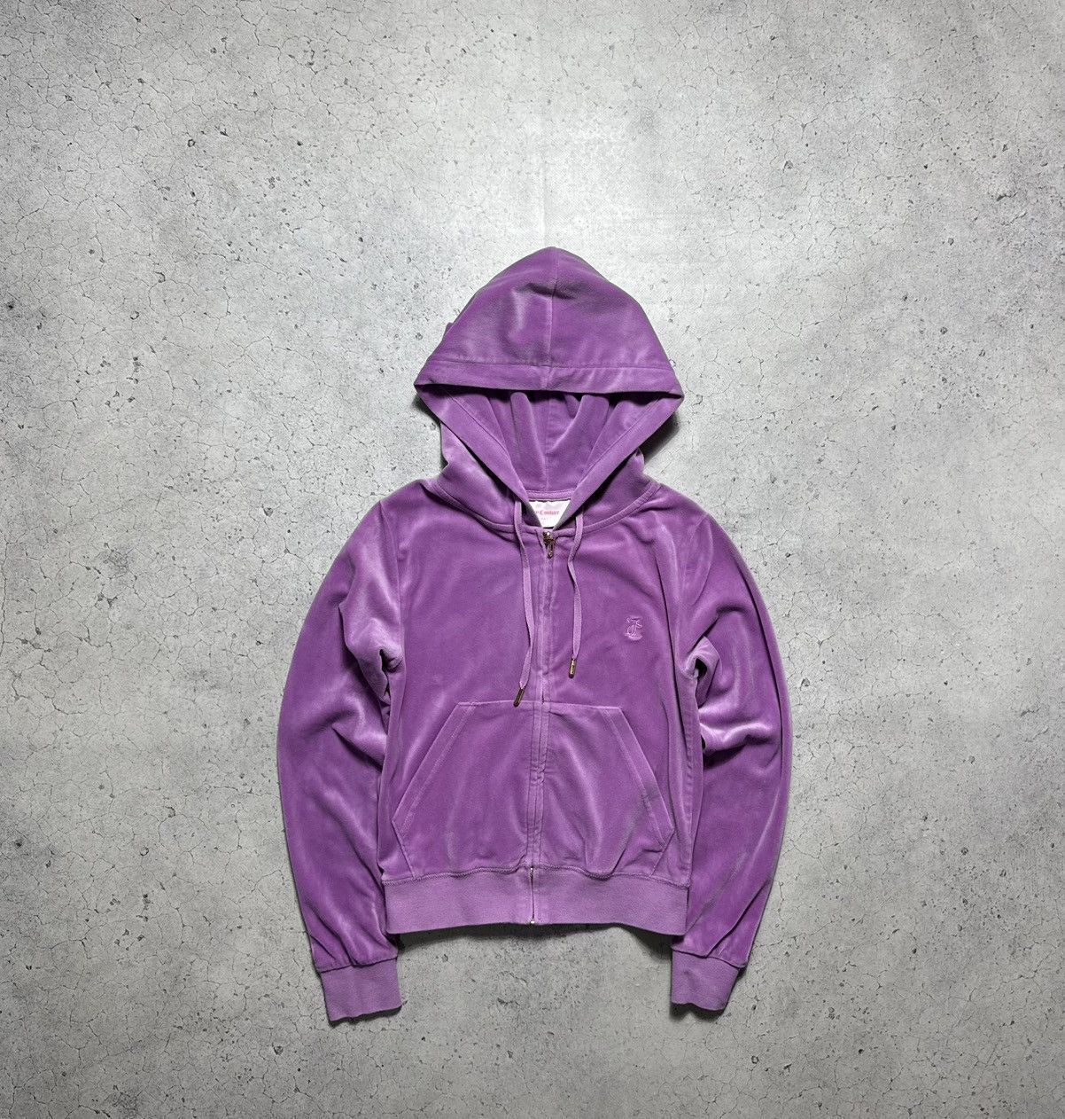 Juicy Couture Juicy Couture Velour Full Zip Hoodie Pink Size XS Size XS / US 0-2 / IT 36-38 - 1 Thumbnail