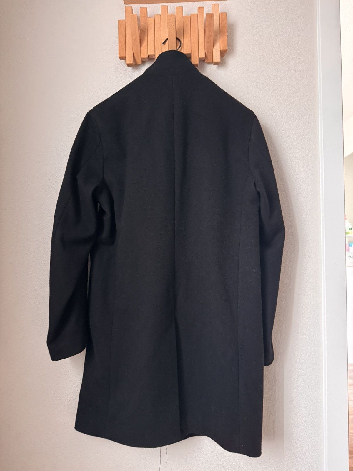 Theory Theory Melton Wool-Cashmere blend Belvin Coat (black, small) Size US S / EU 44-46 / 1 - 3 Thumbnail