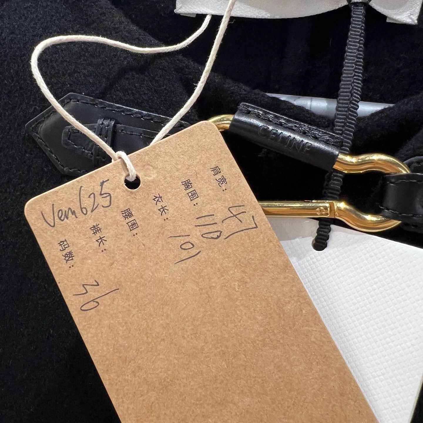 Celine Celine solid logo gold button cloak coat cashmere 36 Size XS / US 0-2 / IT 36-38 - 5 Thumbnail
