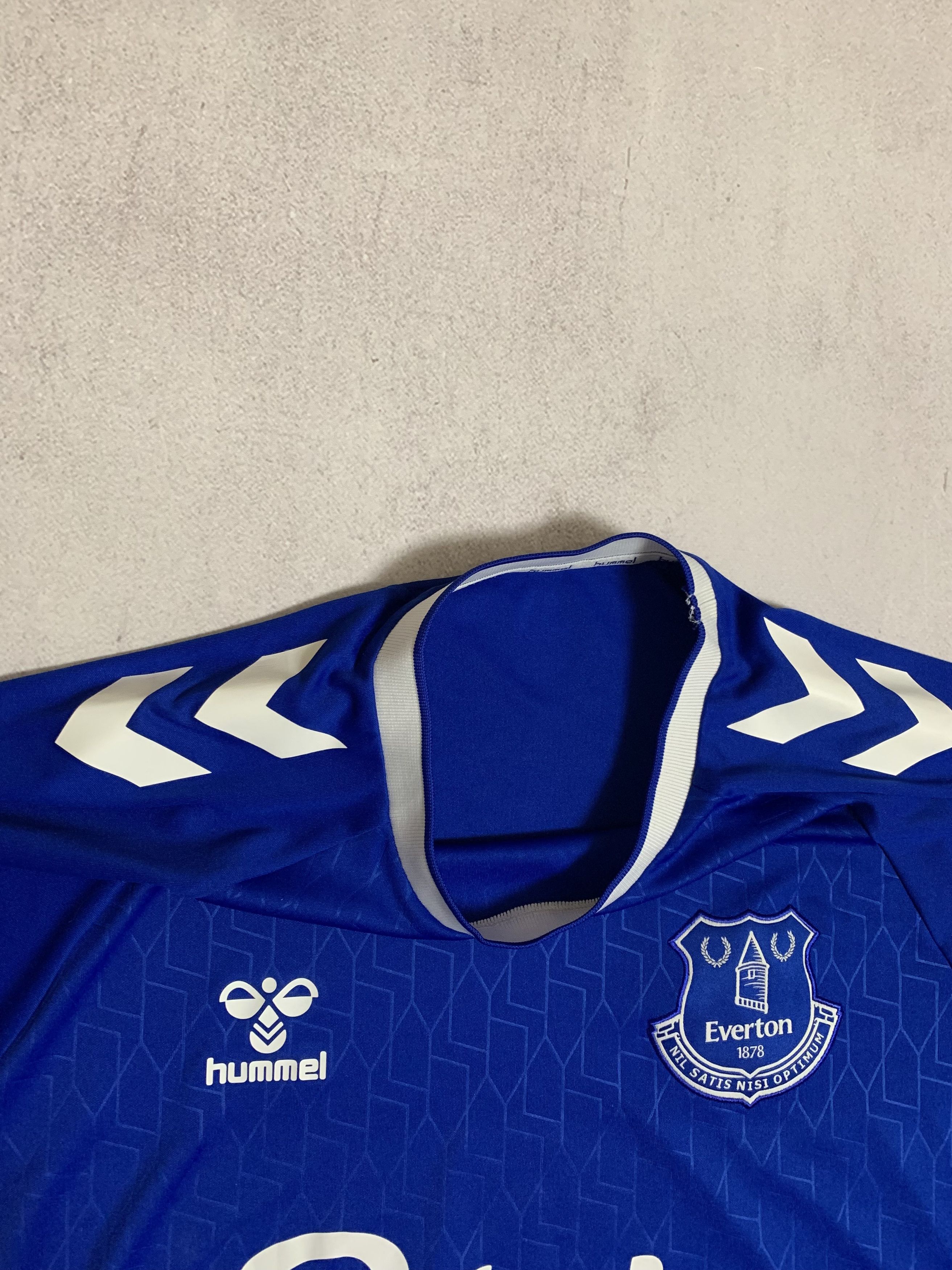 Vintage Vintage Everton Jersey T Shirt Hummel Stake Blockcore Size US S / EU 44-46 / 1 - 8 Thumbnail