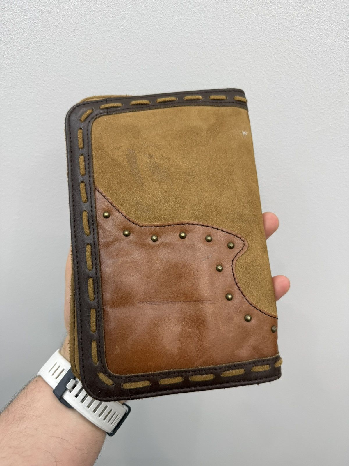 Vintage Chick On A Mission Women Leather Fur Wallet Size ONE SIZE - 2 Thumbnail