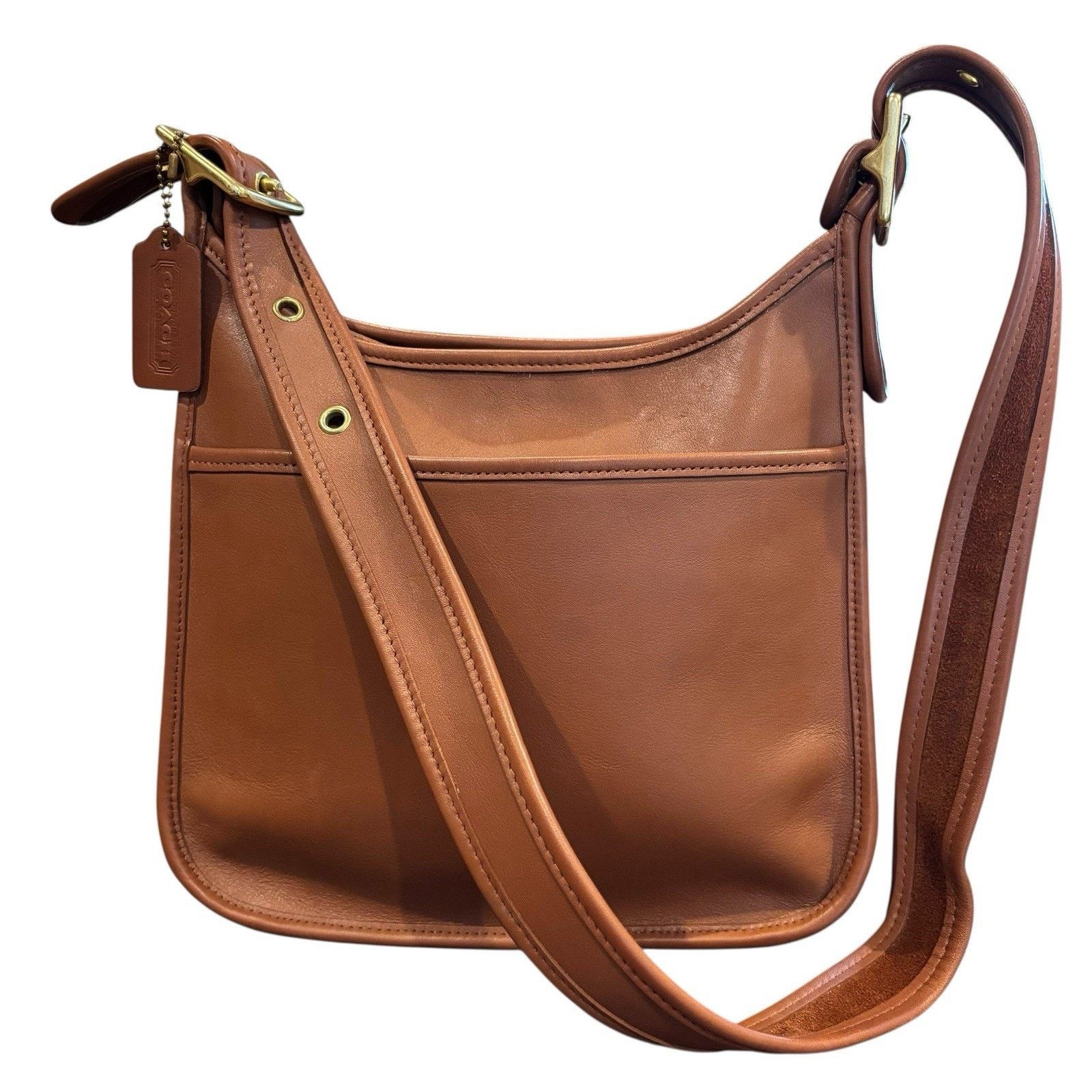 Vintage Coach Legacy Crossbody Bag British Tan Leather Usa in Brown, Women's