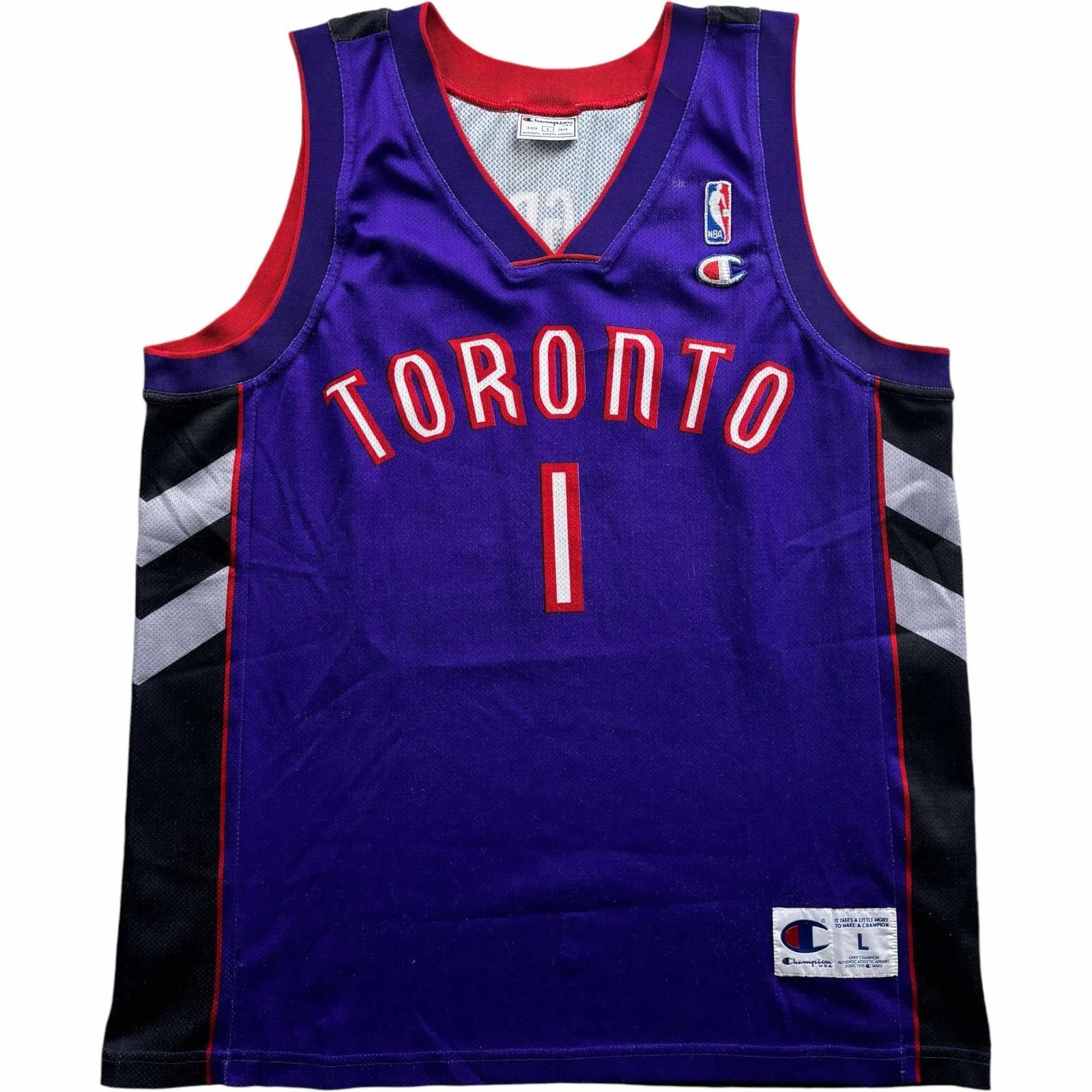 Champion Toronto Raptors Tracy McGrady Champion EU NBA jersey size L Size US L / EU 52-54 / 3 - 1 Thumbnail