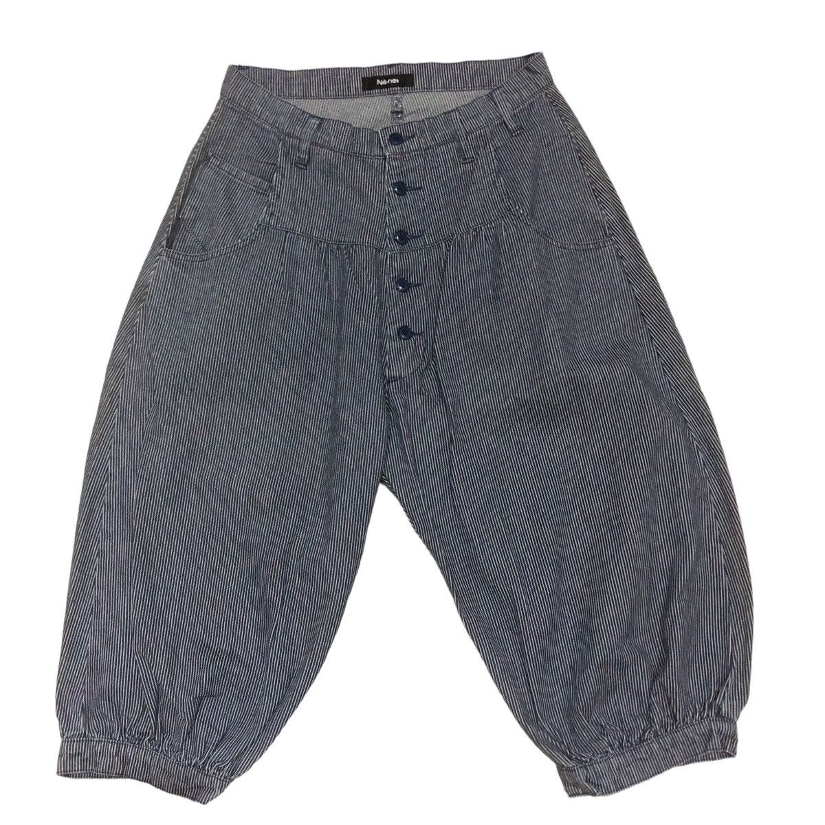 image of Hikory Balloon Knee Ne-Net Issey Miyake Pants in Blue, Women's (Size 28)