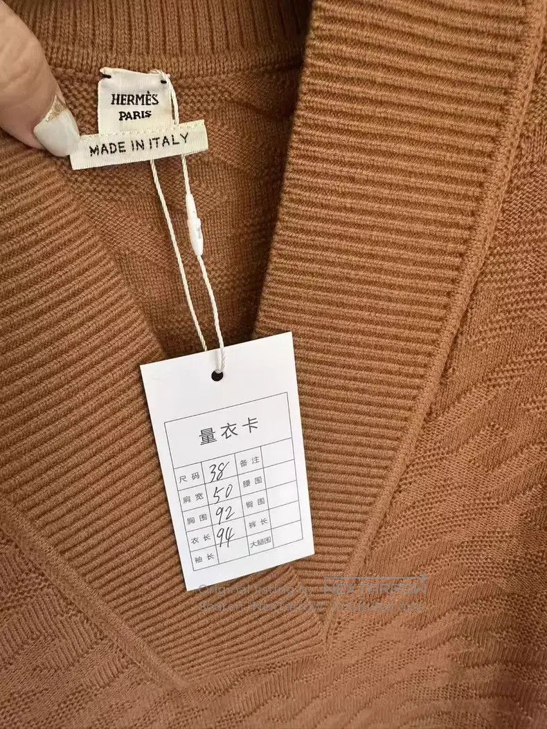 Hermes Hermes Khaki Logo All-Over Dress Size XS / US 0-2 / IT 36-38 - 3 Thumbnail