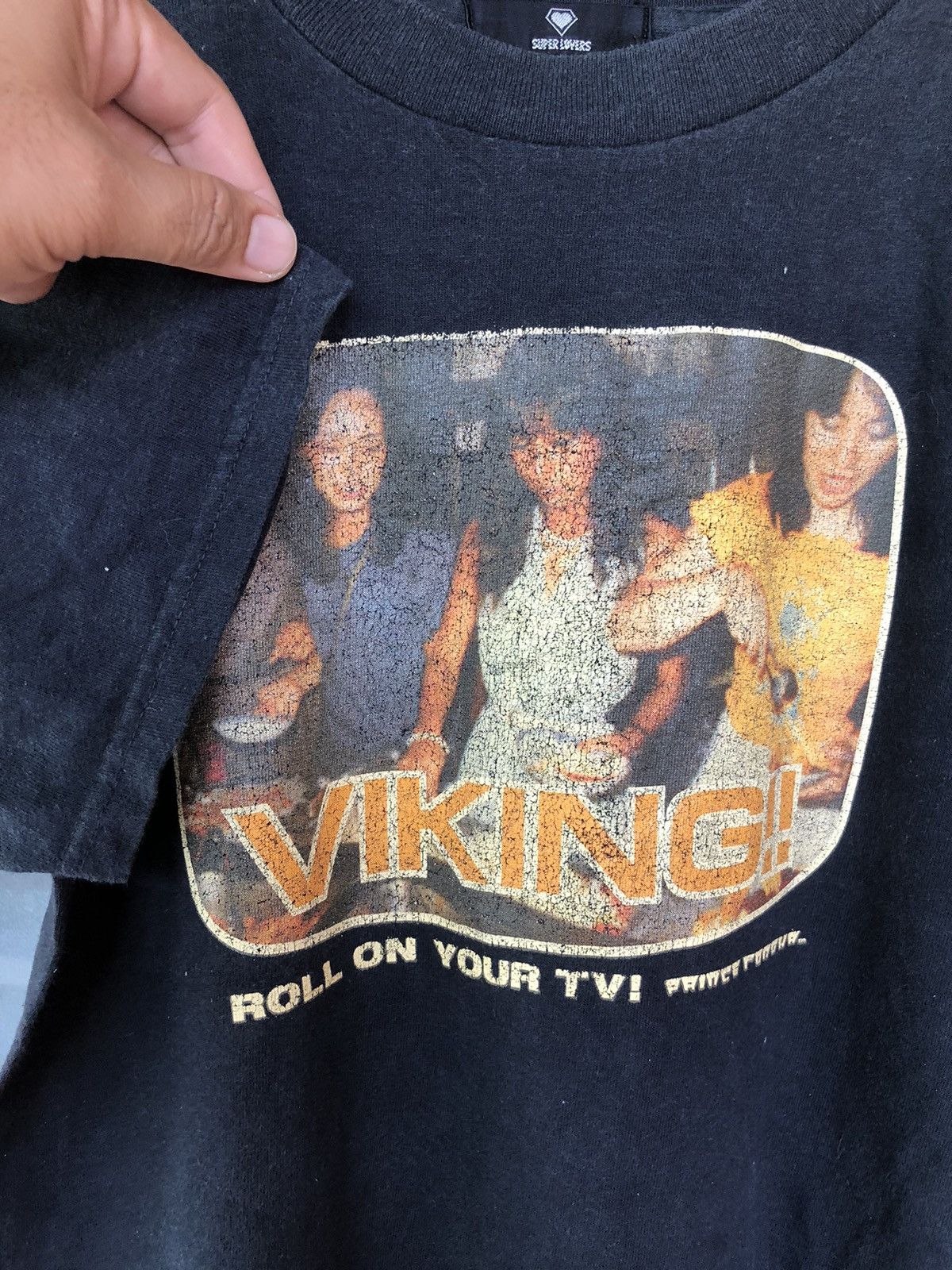 Japanese Brand Vintage 90’s Super Lovers Viking!! Shirt Tee Size US S / EU 44-46 / 1 - 5 Thumbnail