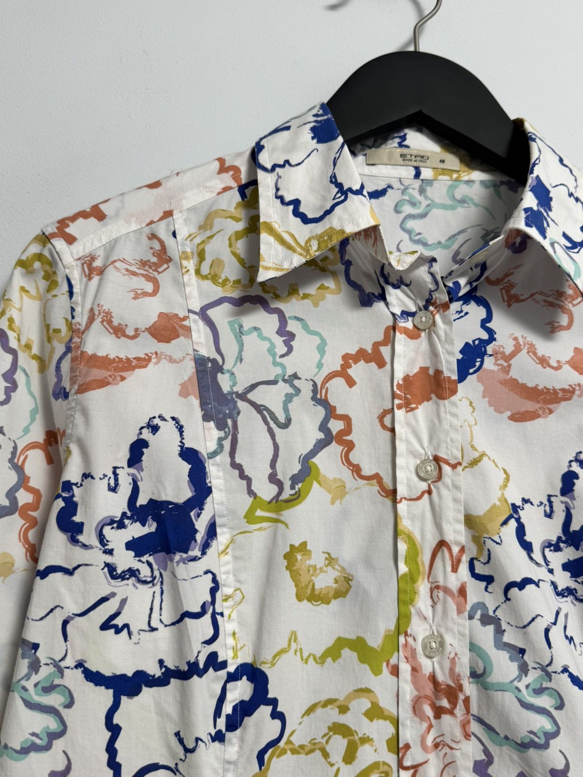 Etro Etro Women’s Multicolor Floral Print Shirt Size IT48 Italy Size L / US 10 / IT 46 - 6 Thumbnail