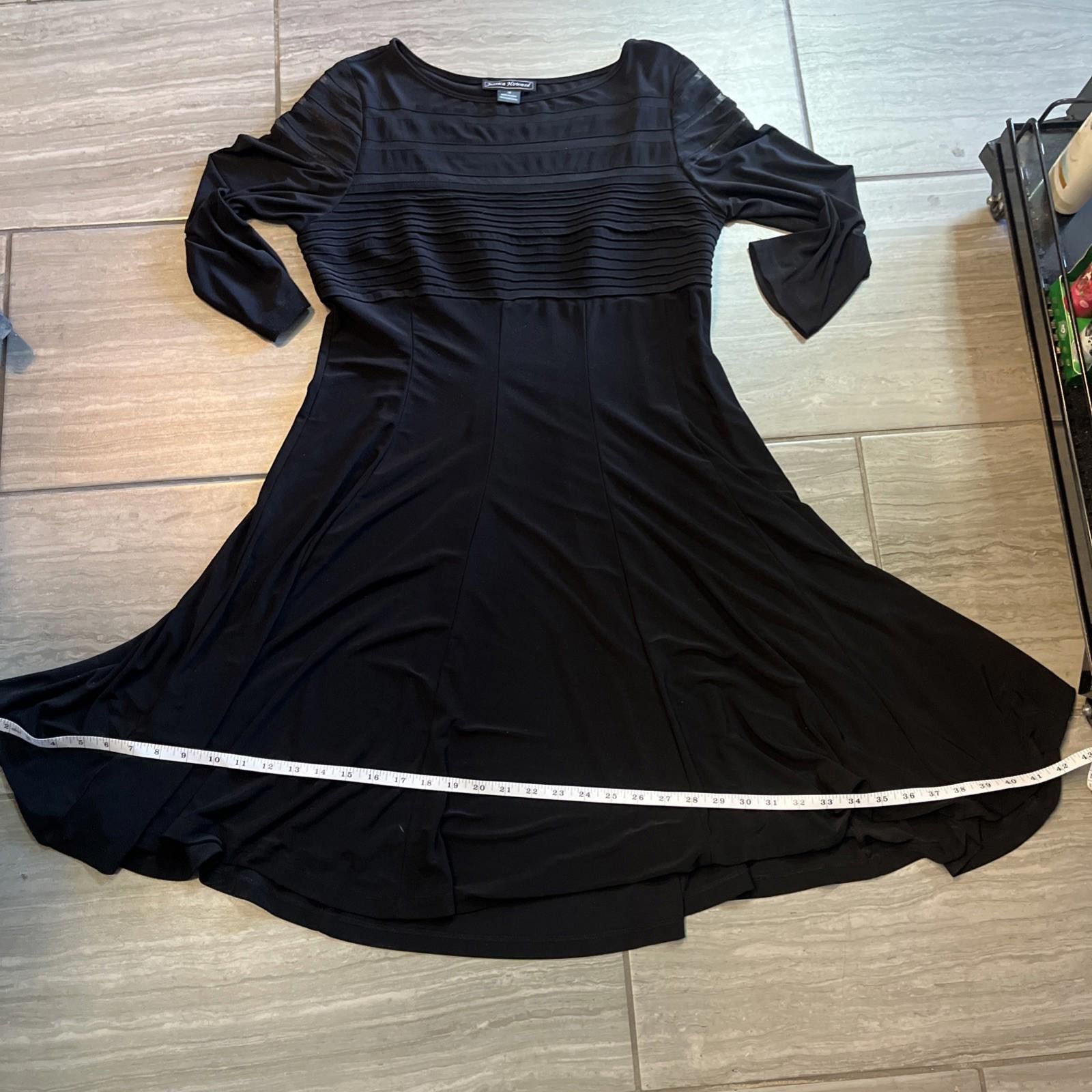 Other Jessica Howard Sheer Top Fit Flare Qtr Sleev Length Dress 16 Size XXL / US 16-18 / IT 52-54 - 7 Thumbnail