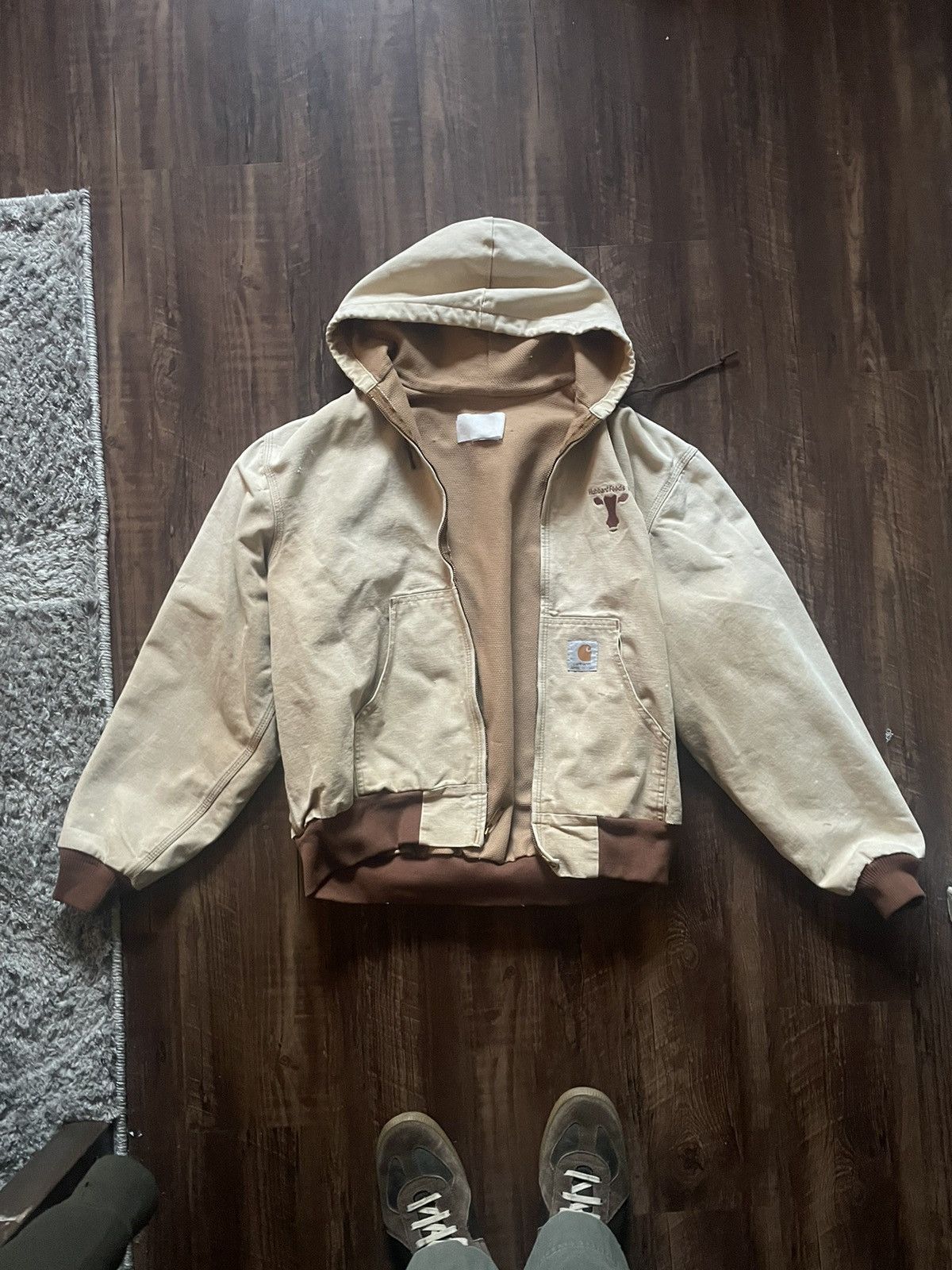 Carhartt Vintage Tan and Brown Carhartt Jacket Size US M / EU 48-50 / 2 - 1 Thumbnail