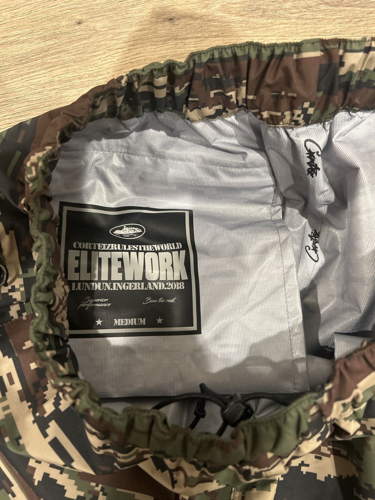 Corteiz Elitework Waterproof Shell Pant Pink Waterproof Work Pants