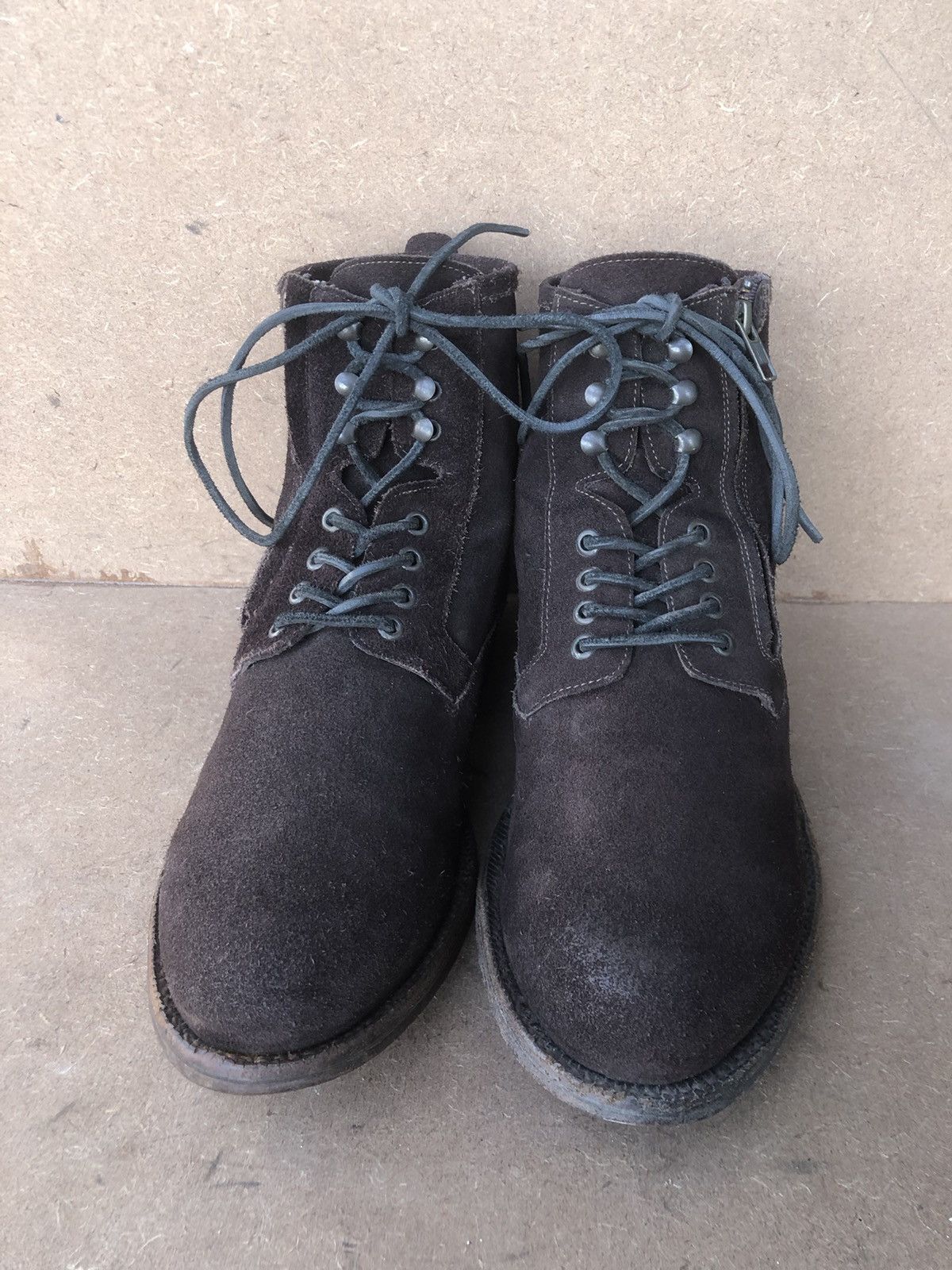 Vintage ZZYXX Brown Suede Leather Men’s Boots Size 10 Size US 10 / EU 43 - 4 Thumbnail