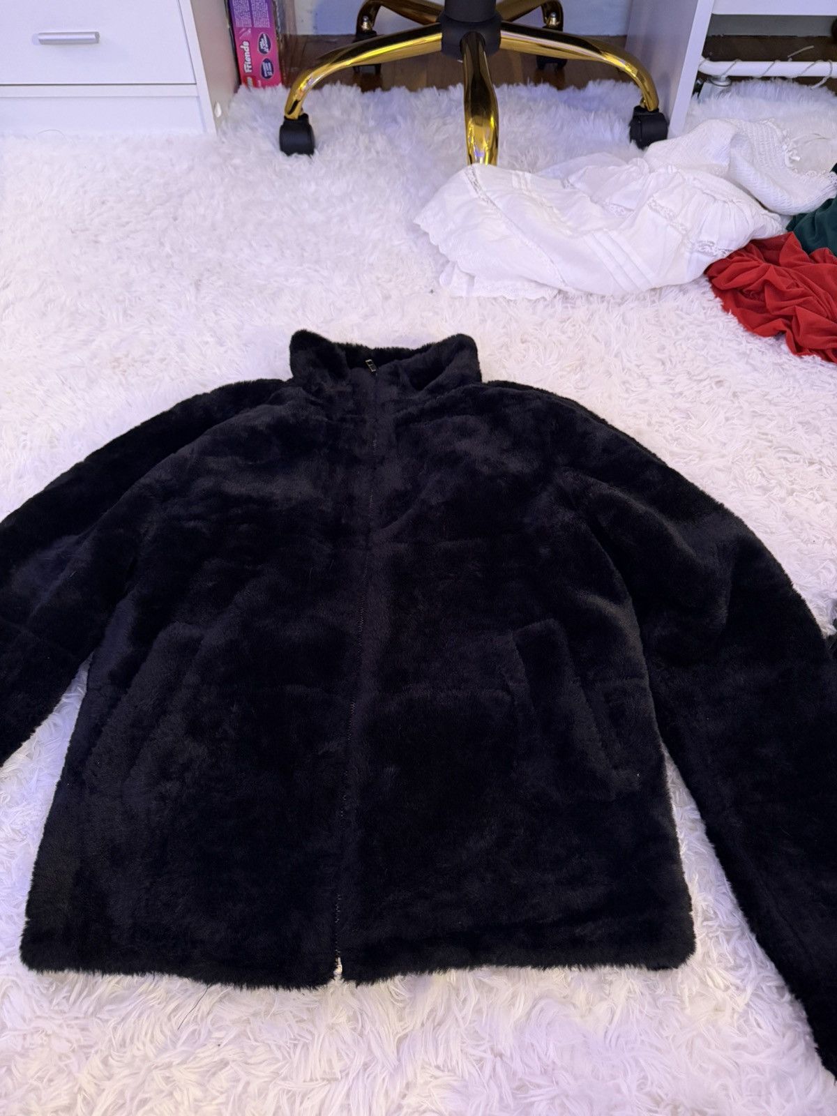 Other Black faux fur jacket Size S / US 4 / IT 40 - 1 Thumbnail
